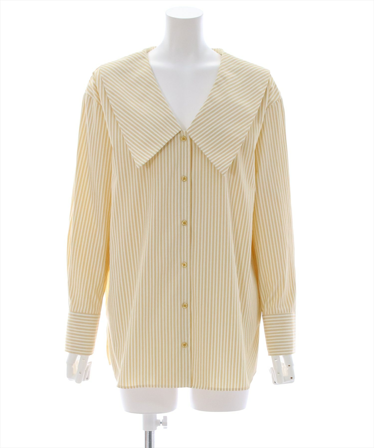 シアーストライプフリルシャツ｜ファッション通販のSTRIPE CLUB