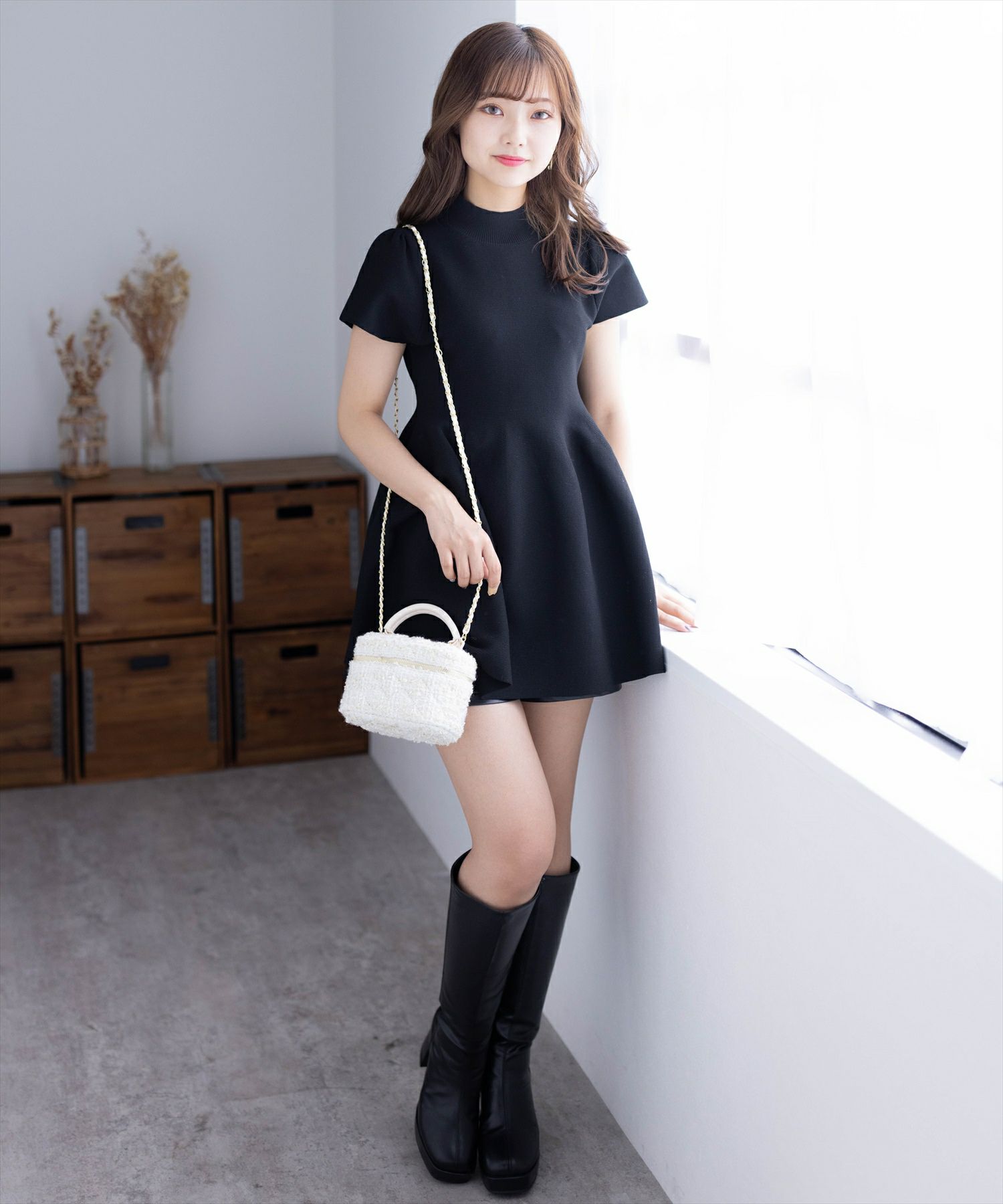 158cm/ブラック
