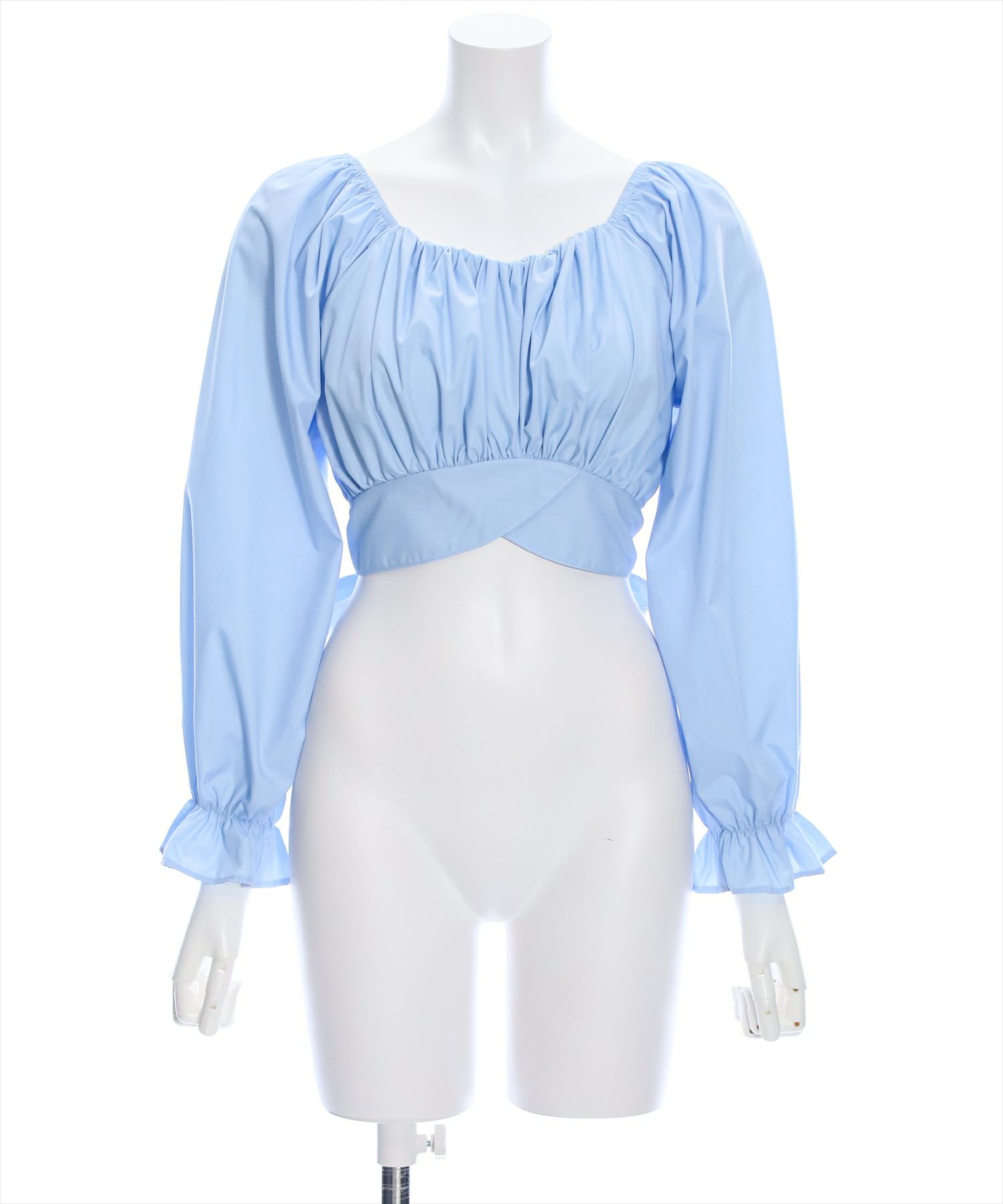 clear≪再入荷≫クロスバックリボンブラウス[CL7992