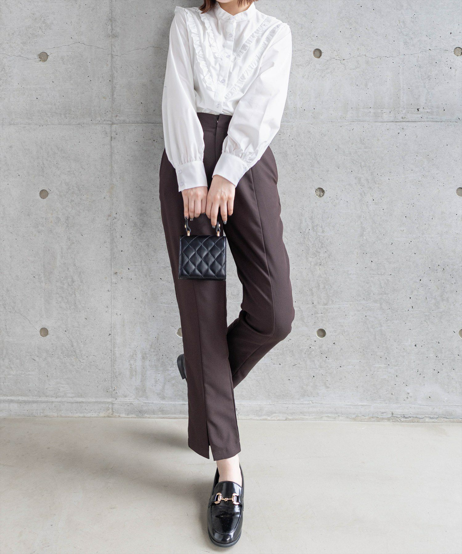 160㎝/ブラック M着用