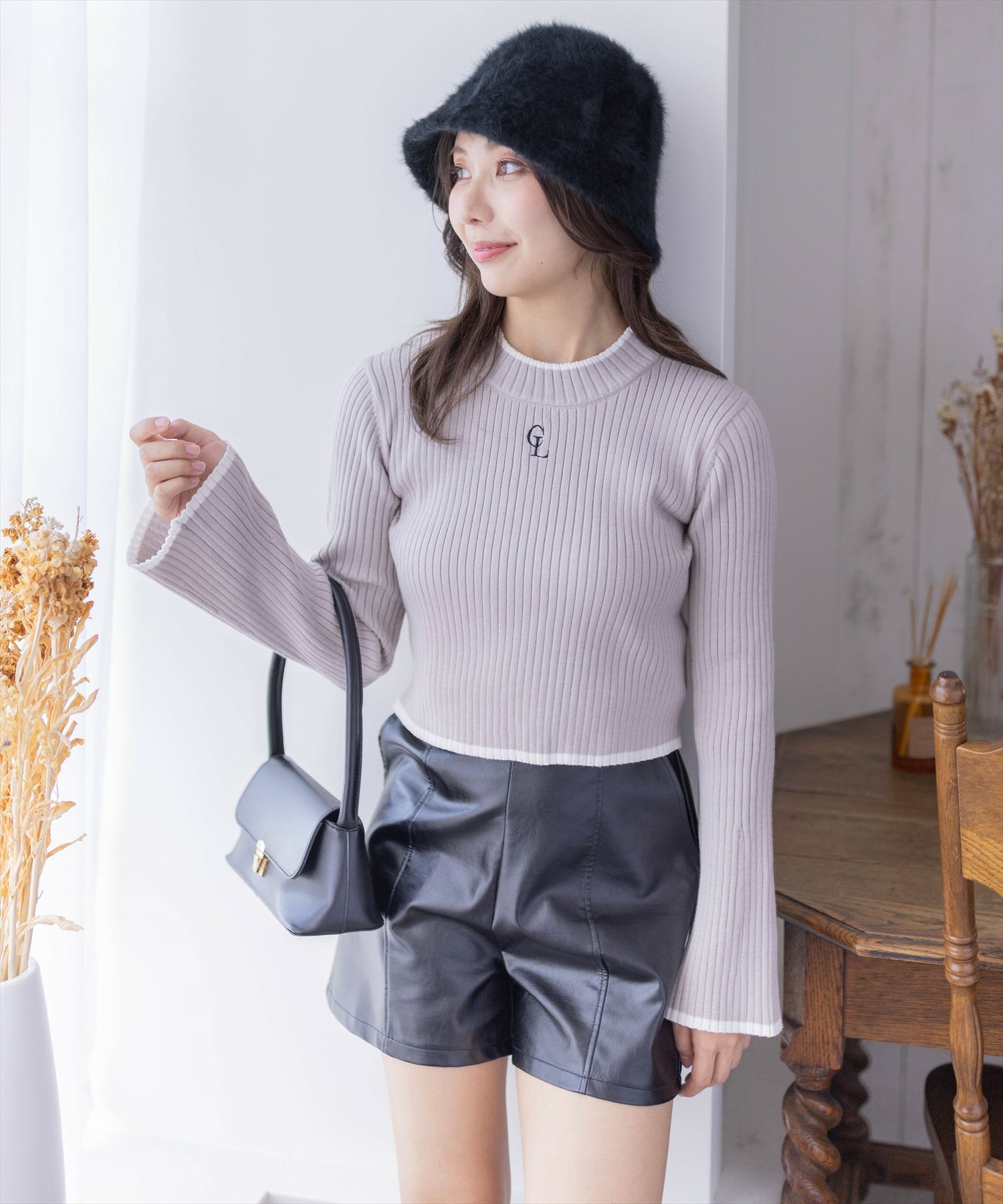 FOXEY】秋物☆長袖⭐︎38☆Flare sleeve knit top - カットソー(長袖/七分)