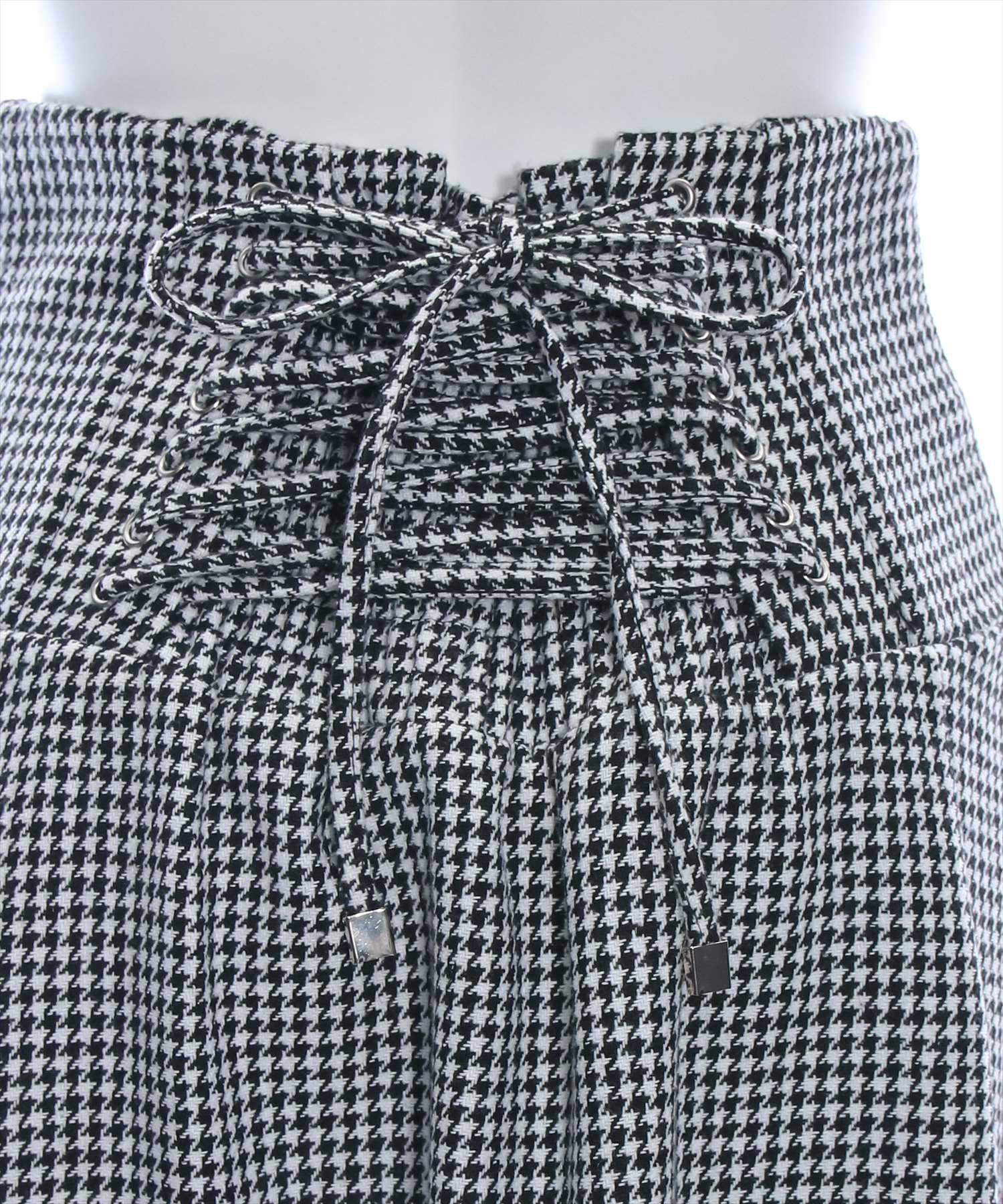 clear≪再入荷≫フロントボタンバックスピンドル千鳥柄スカート clear≪再入荷≫フロントボタンバックスピンドル千鳥柄スカート