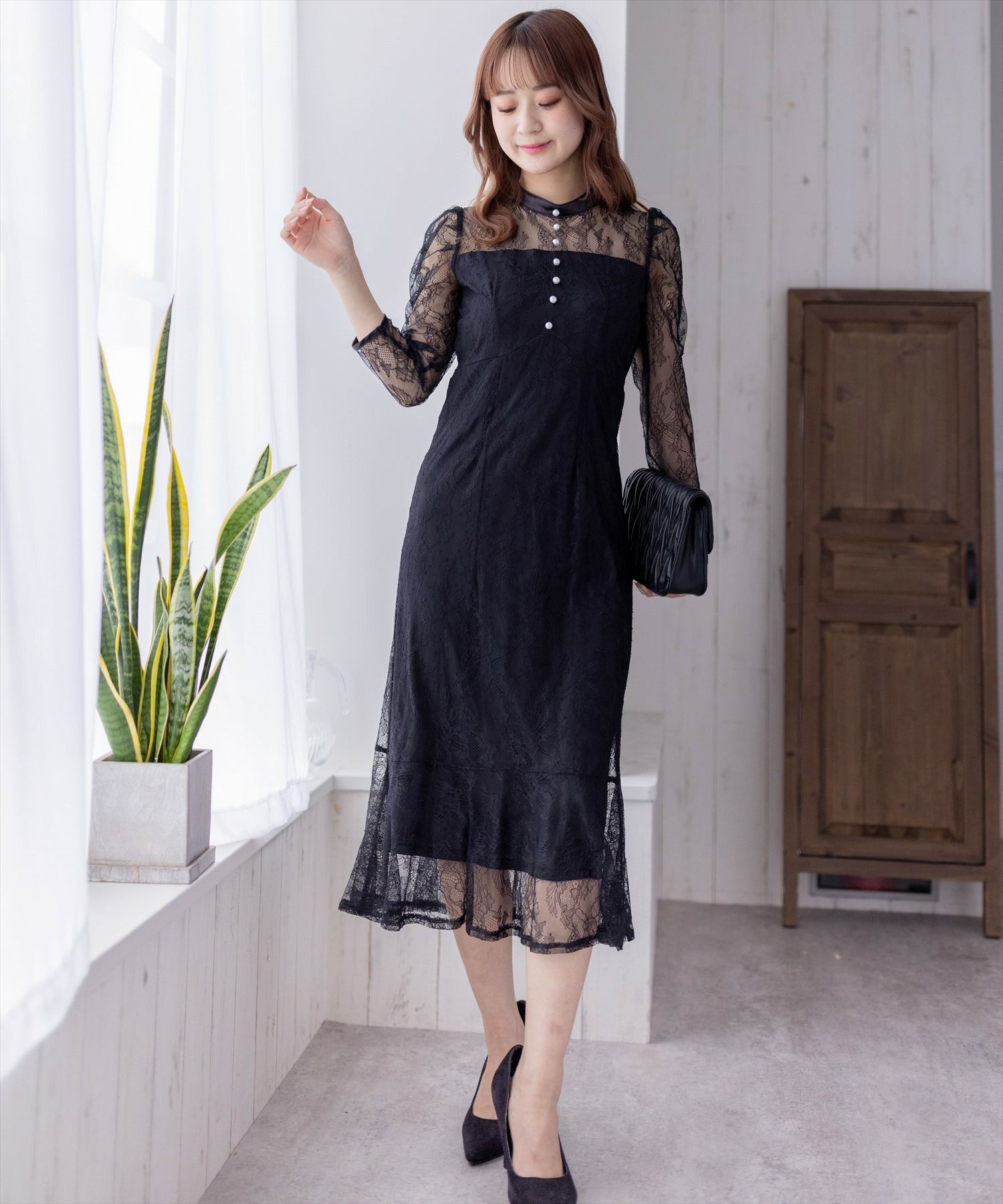 154㎝/ブラック XS着用