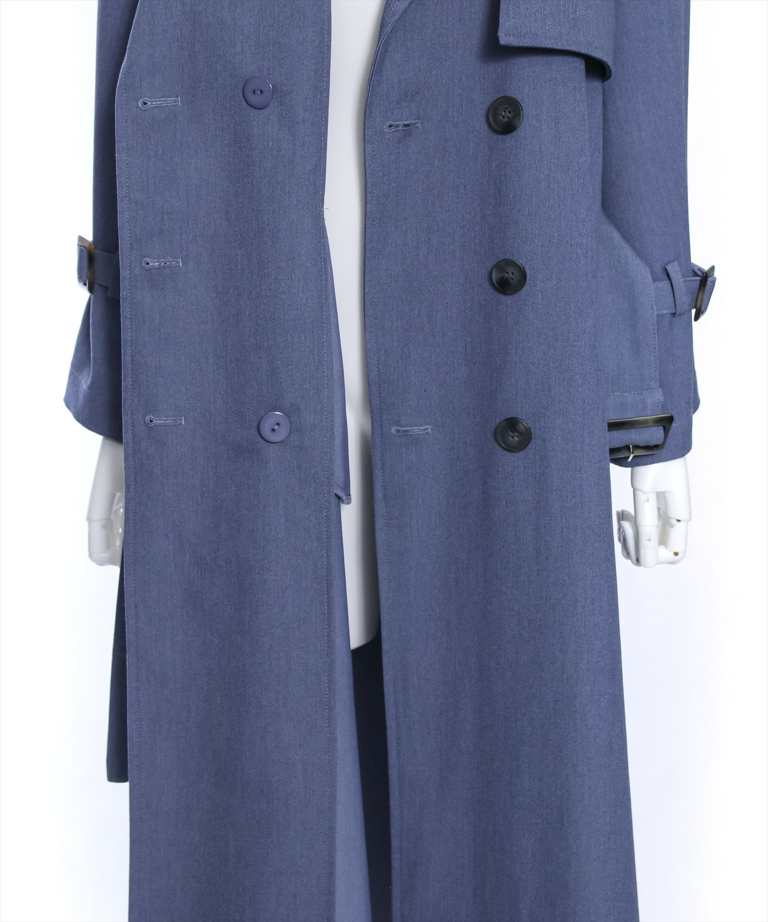 clear ≪春新作≫ヨーク付ロングトレンチコート[CL8239