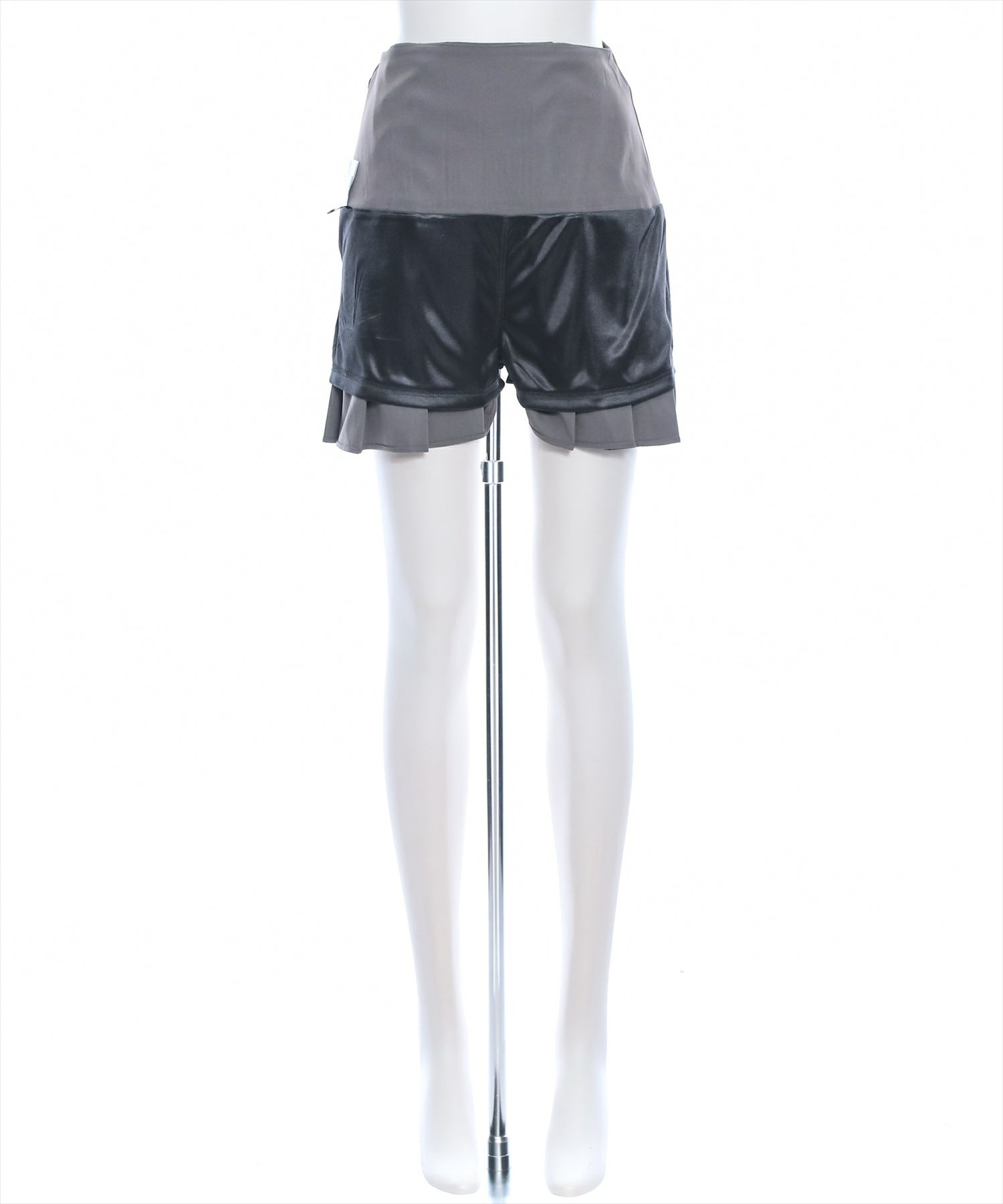 clear≪再入荷≫サイドリボンハーフプリーツミニスカート[CL8185