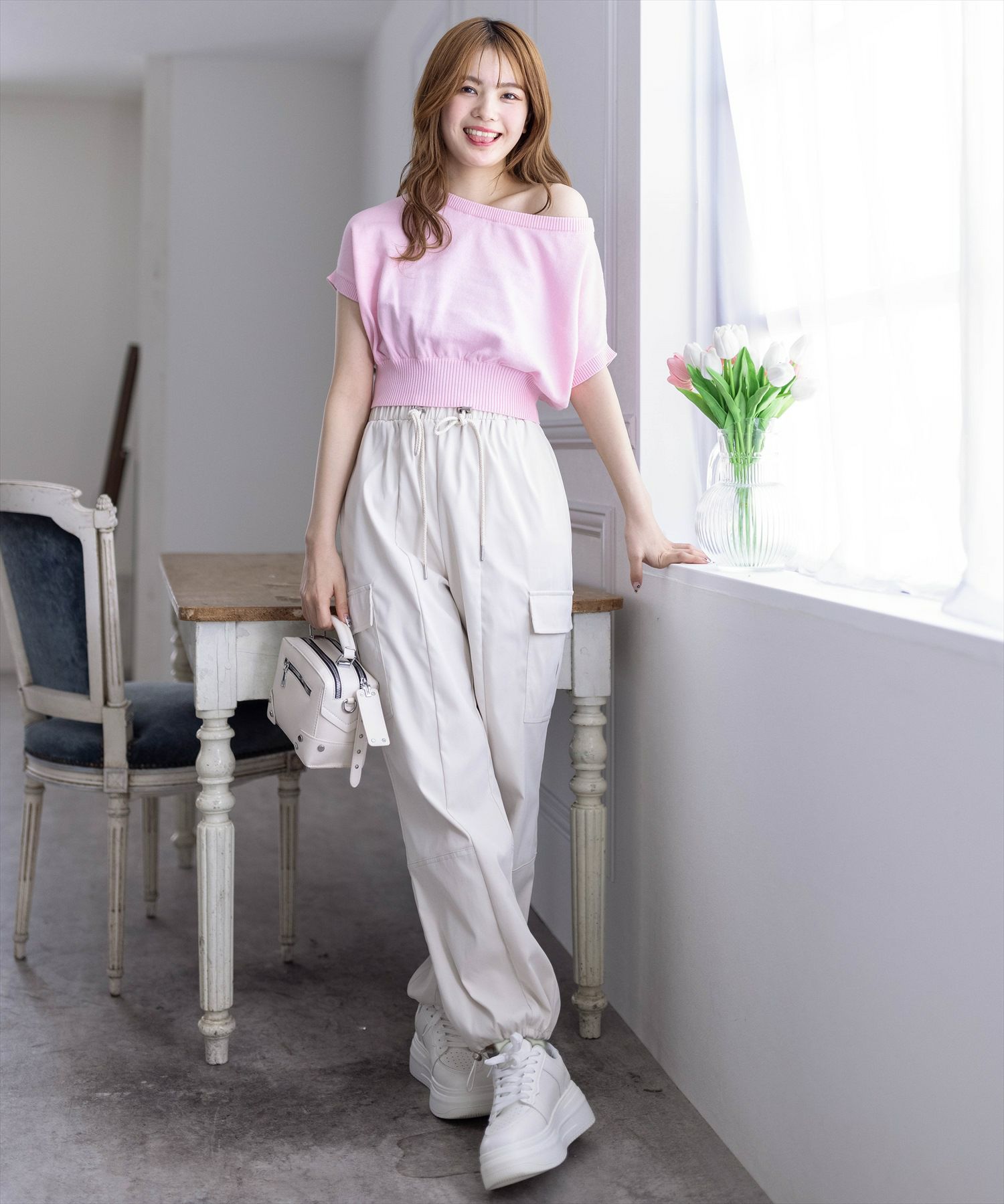 161㎝/アイボリー