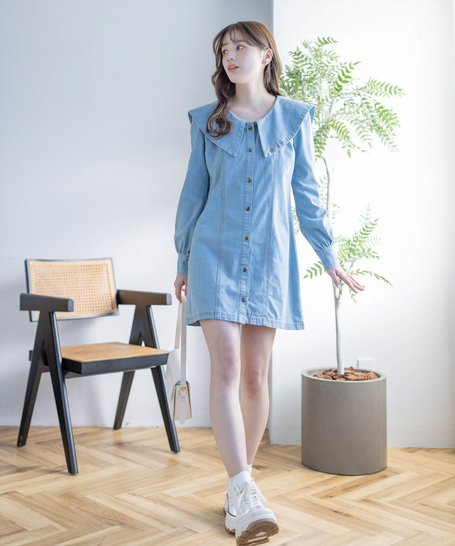 161㎝/ライトブルー