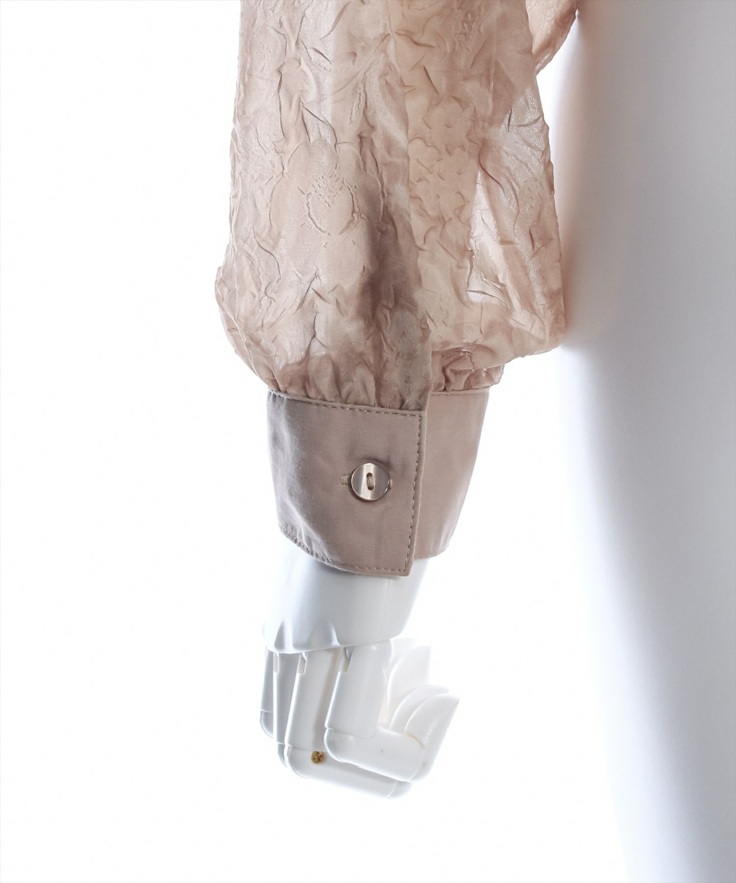 clear≪再入荷≫花柄シアーショート丈シャツ[CL8265