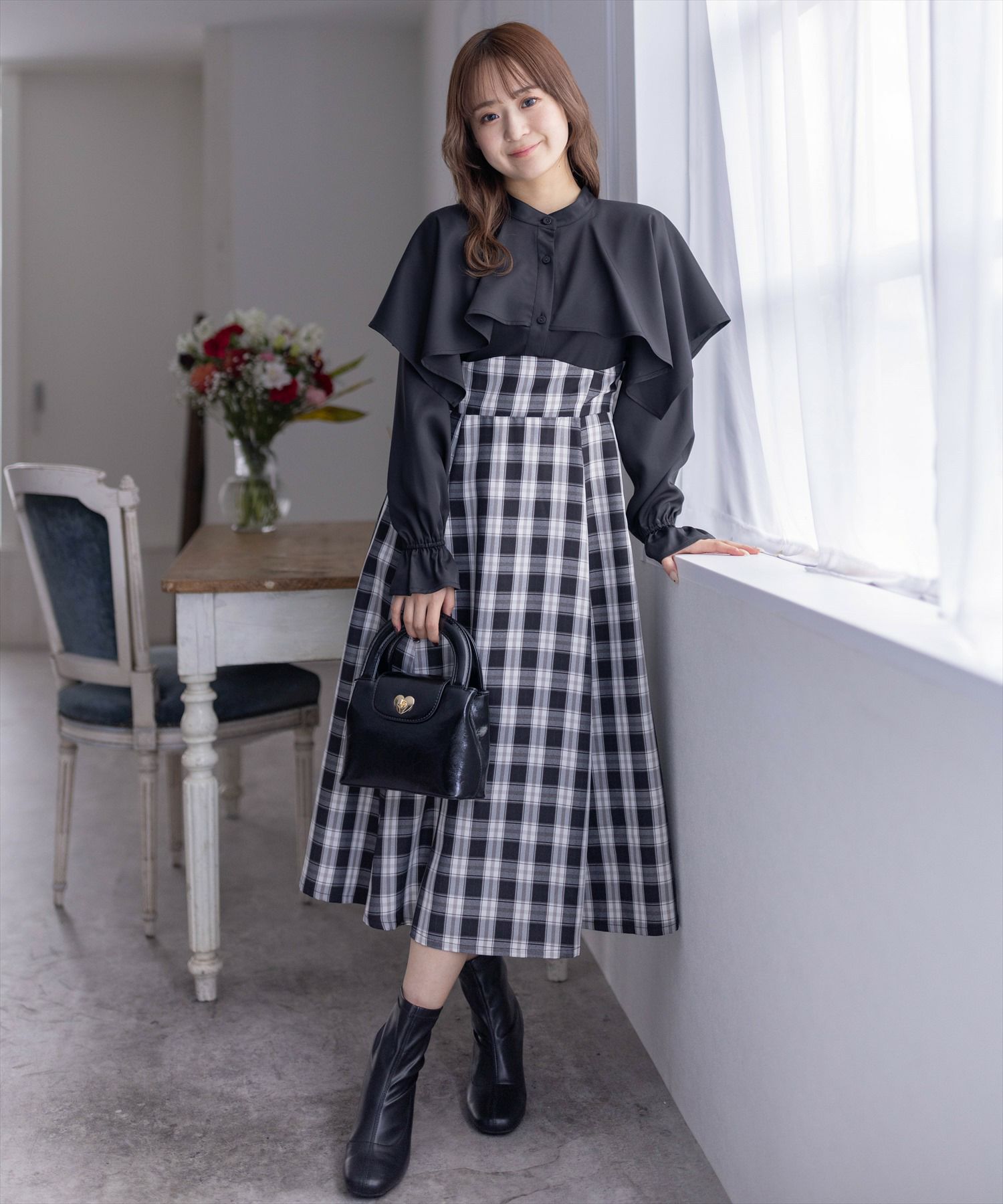 154㎝/ブラック XS着用