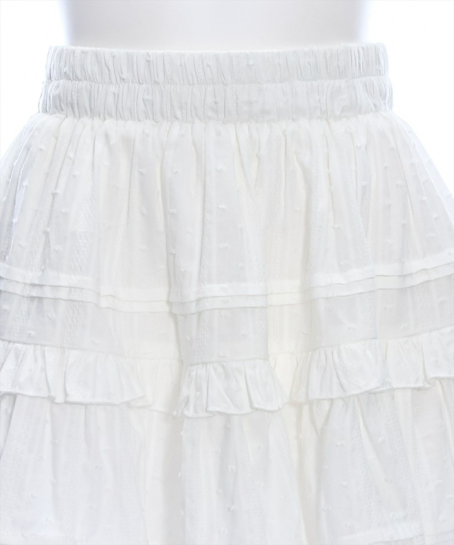 clear≪再入荷≫インパン付きドットフリルミニスカート[CL8458