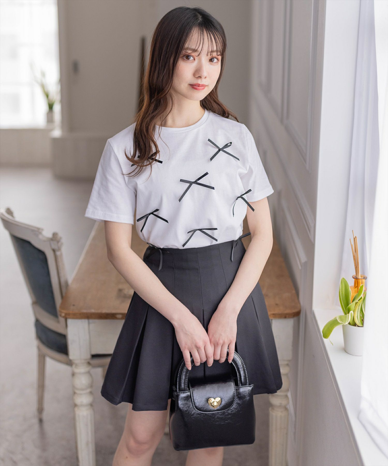 ≪夏新作≫リボンモチーフTシャツ[CL8322] | レディースファッション 