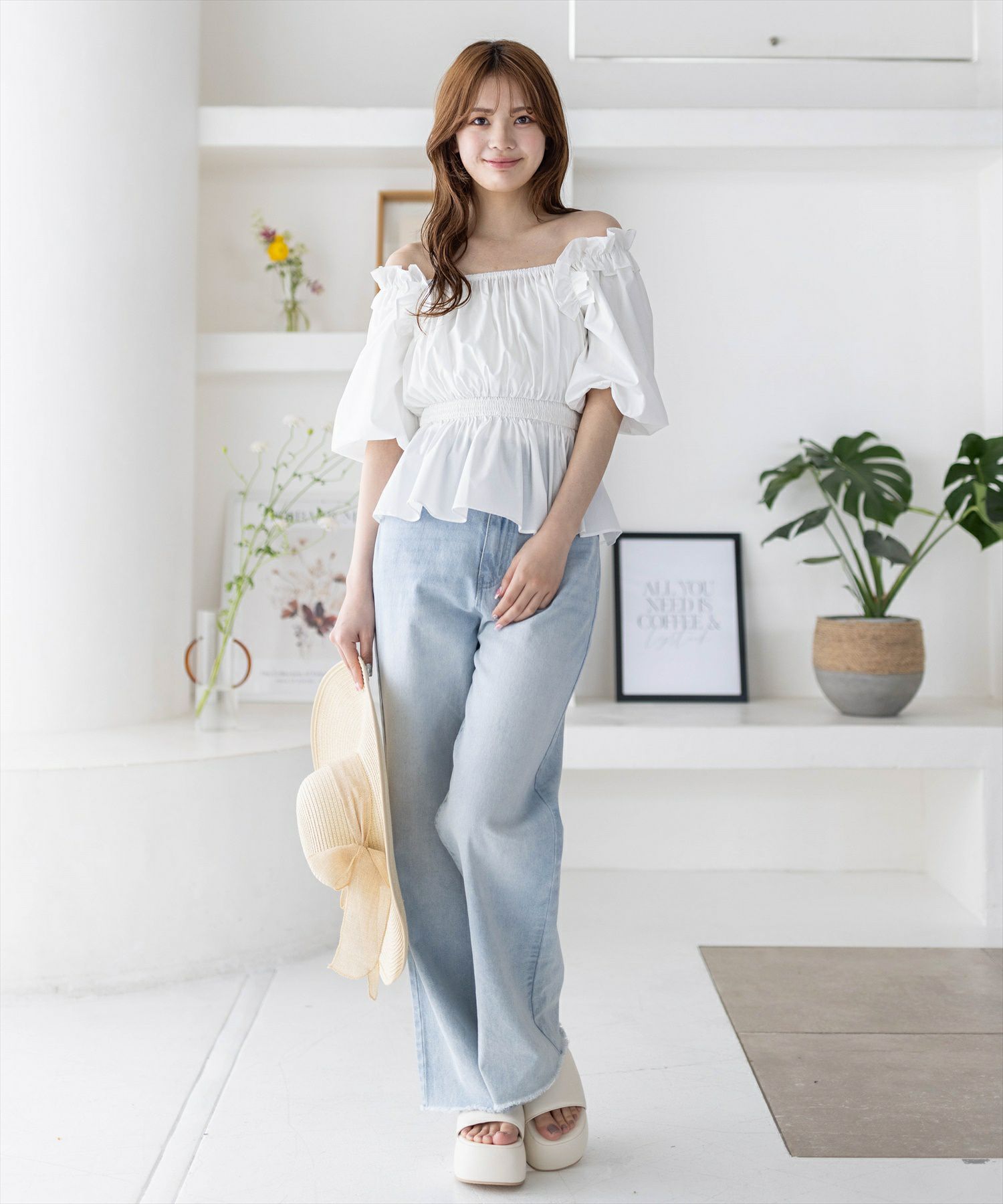 161㎝/アイボリー