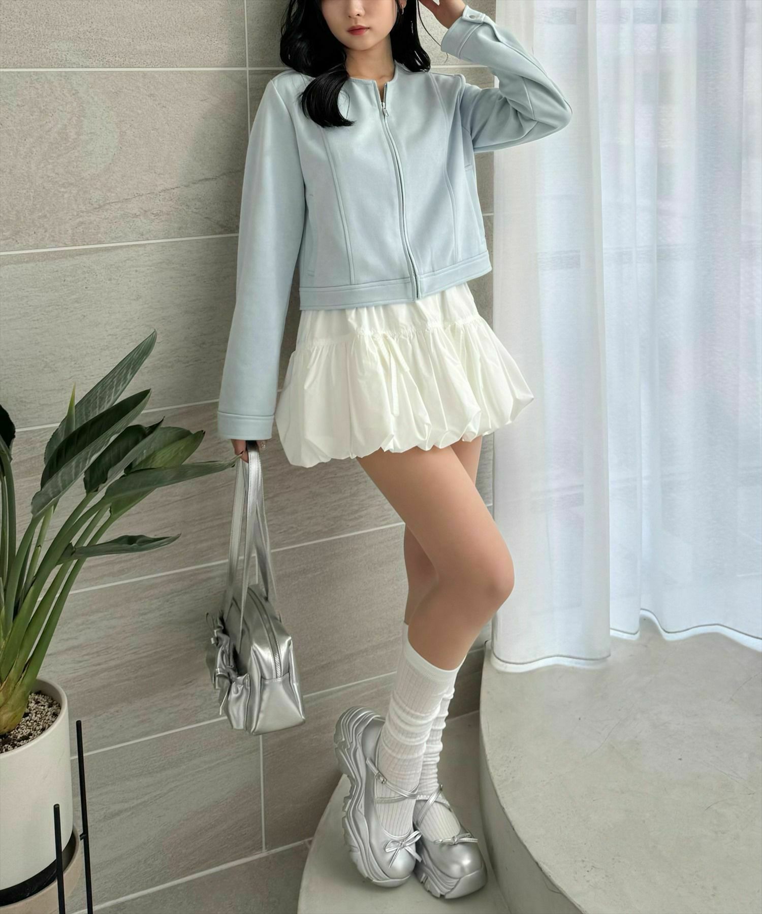 162㎝/オフホワイト