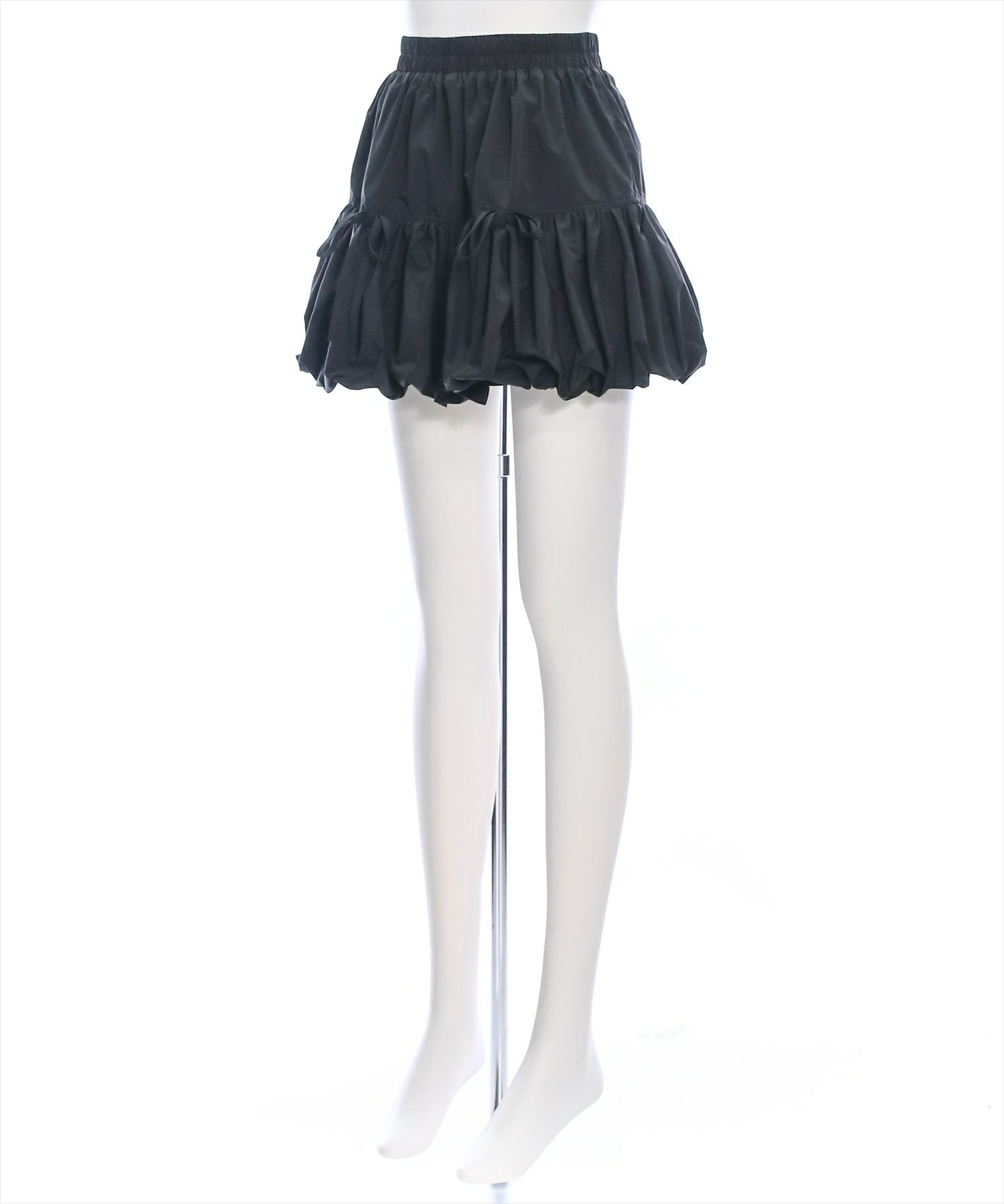 clear≪再入荷≫インパン付きリボンバルーンミニスカート[CL8526