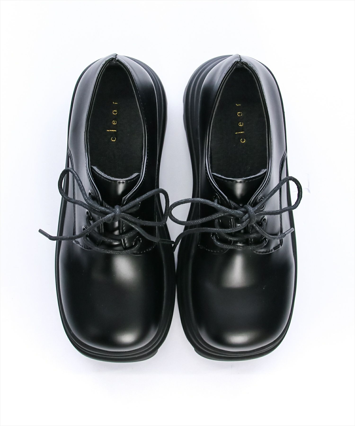 clear≪AW新作≫厚底レースアップローファー[CL8501