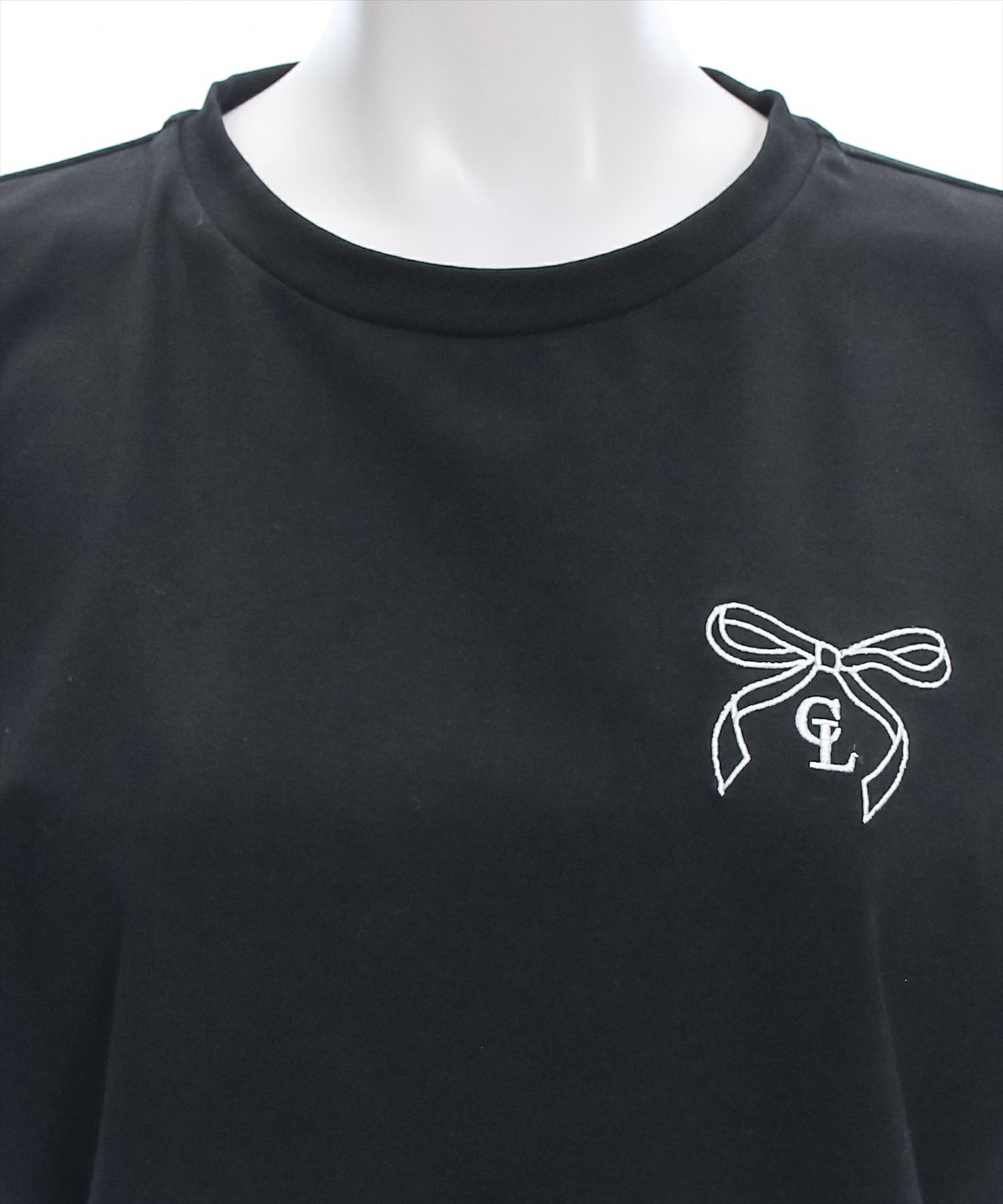 セール】リボン刺繍ポイント 半袖Tシャツ（Tシャツ/カットソー