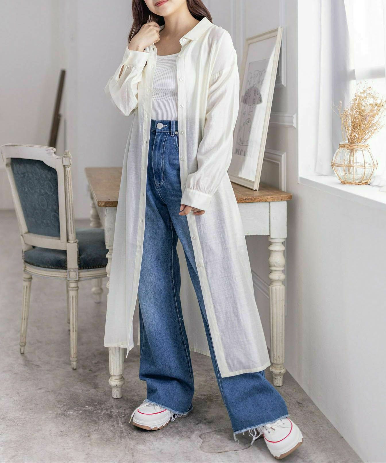 157㎝/アイボリー