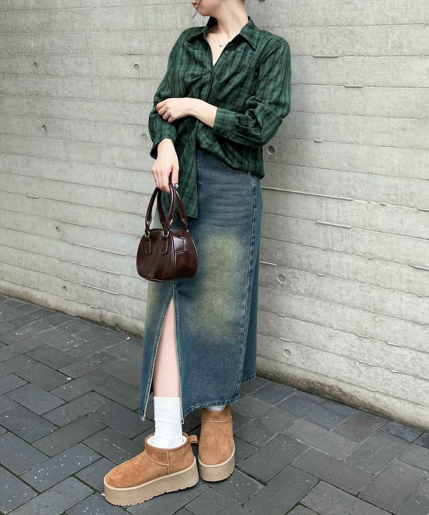 160㎝/ブラック S着用