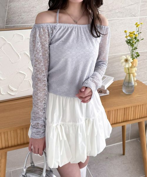 クリアリィクレア clear≪再入荷≫マルチwayレーストップス[CL8556] | レディース