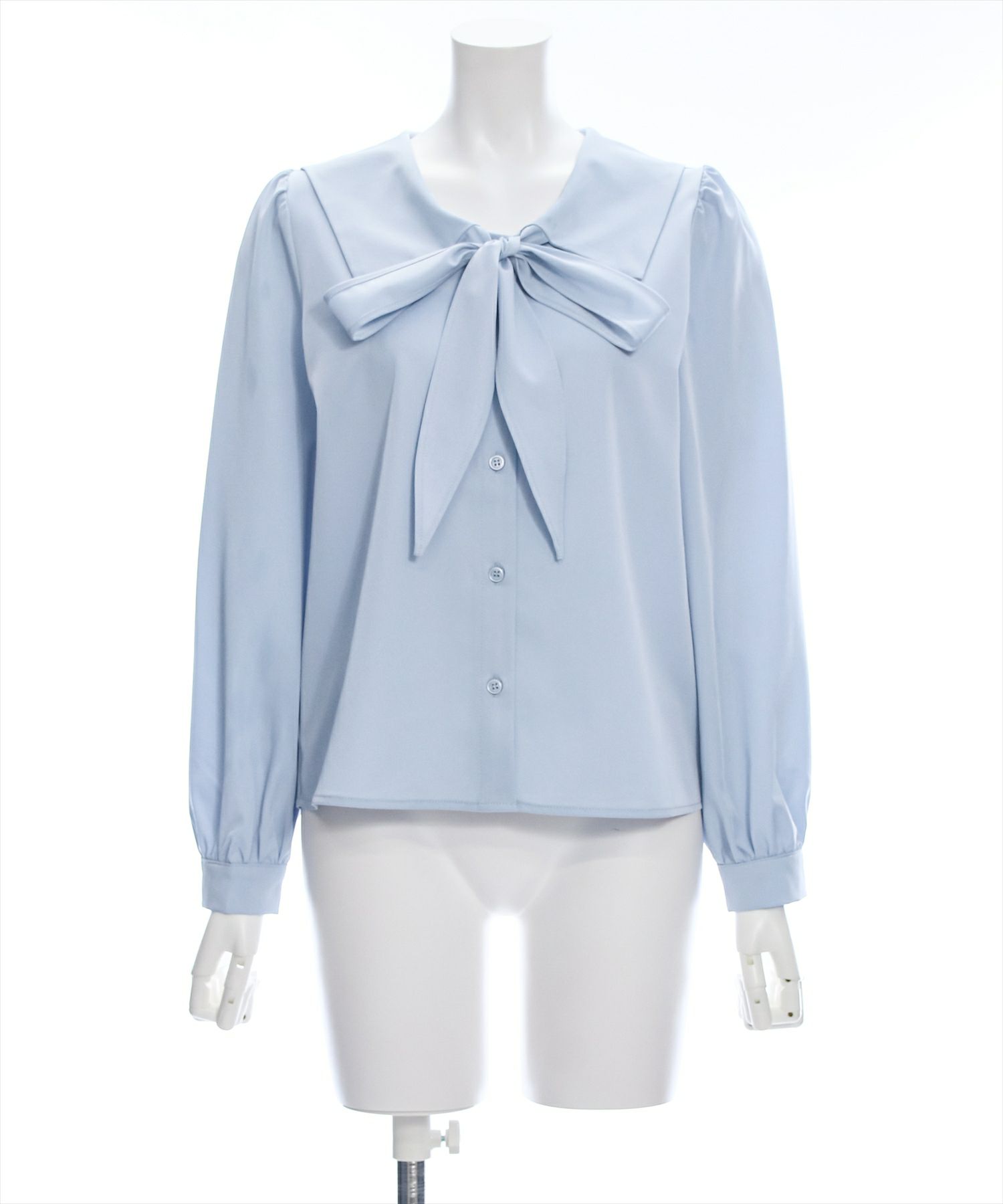 clear≪再入荷≫セーラーカラー長袖ボウタイブラウス[CL8655