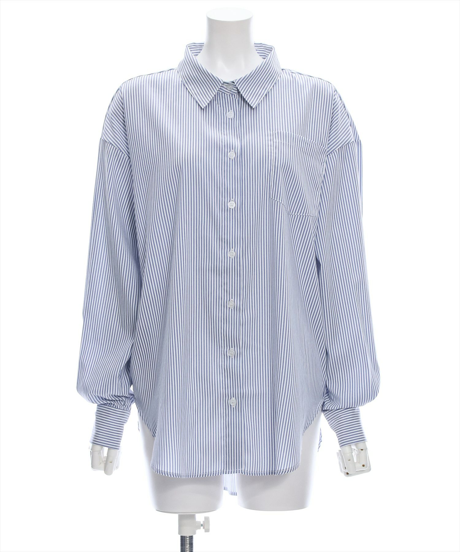 clear≪再入荷≫オーバーサイズストライプシャツ[CL8698
