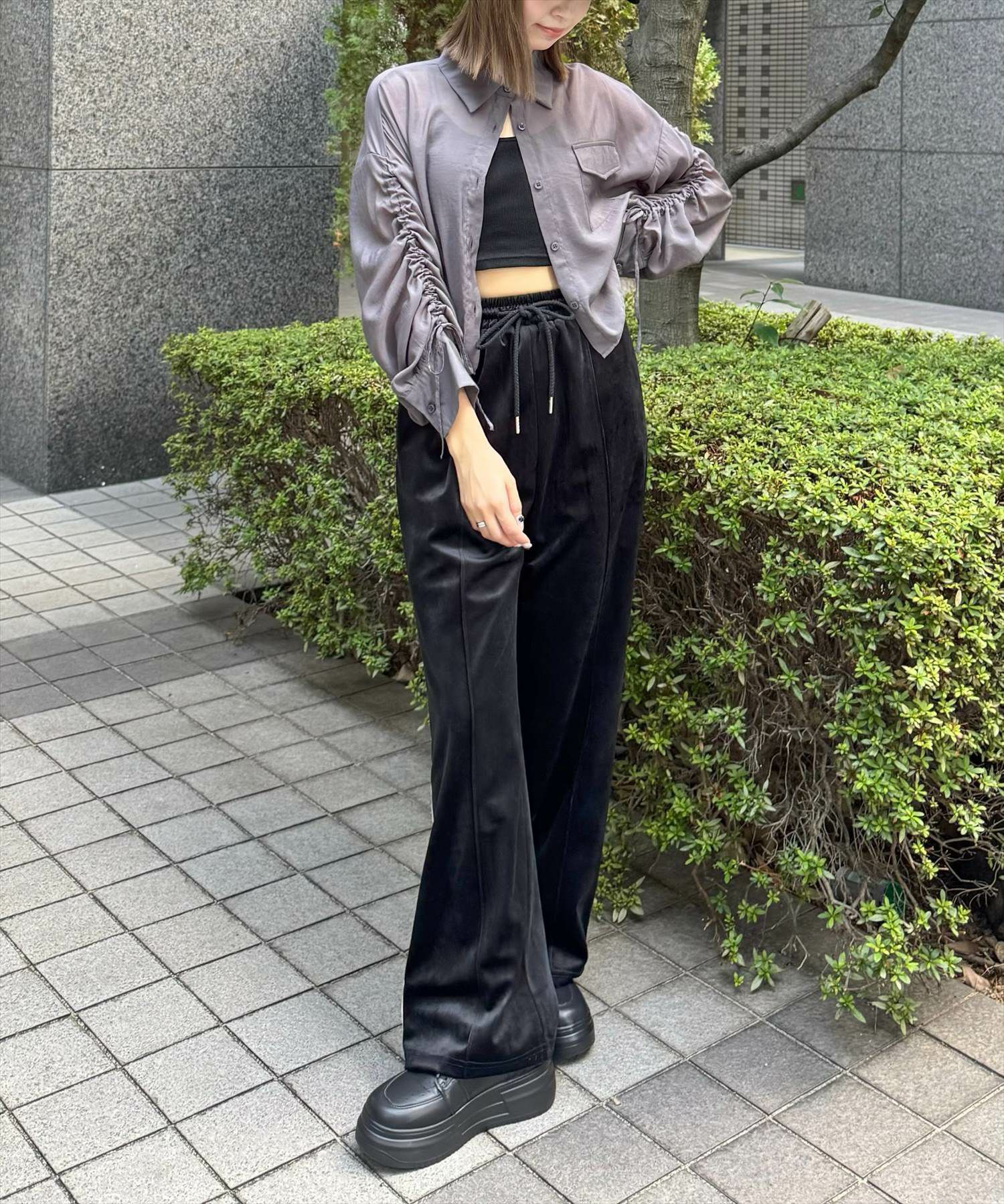 160㎝/チャコールグレー