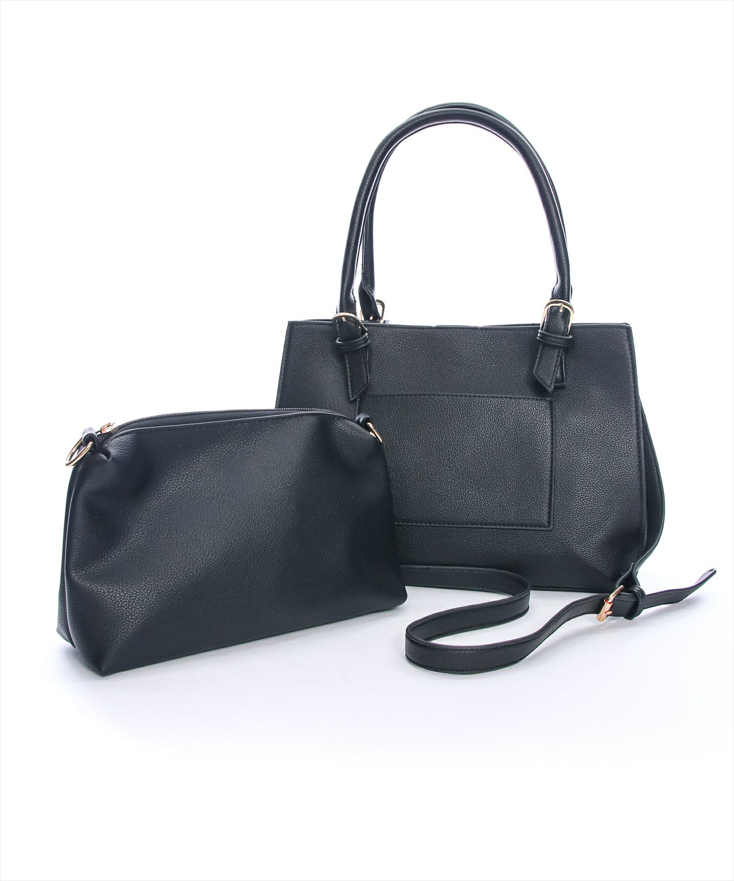 clear≪再入荷≫ポーチ付きA4合皮バッグ[CL8778] | レディース