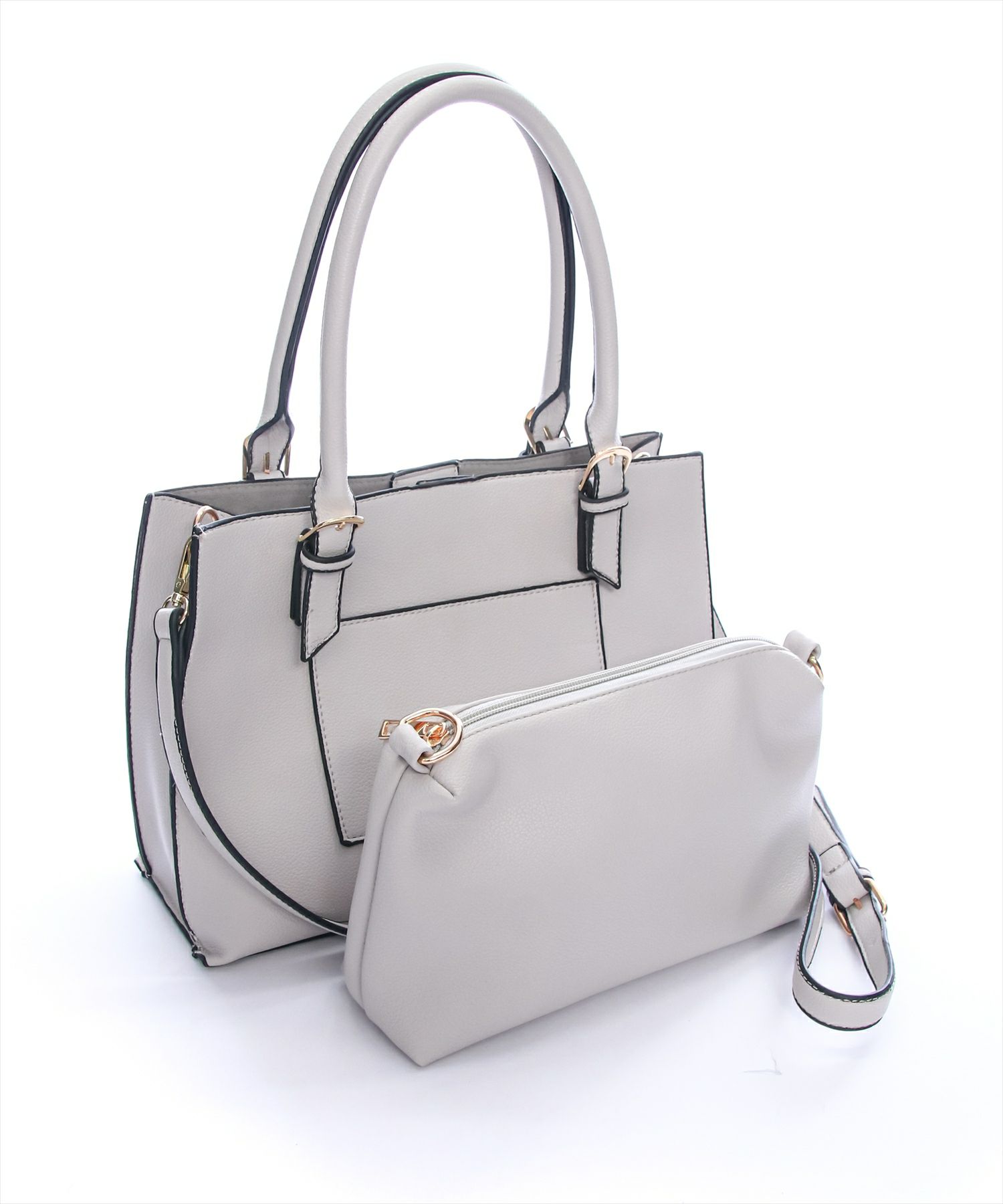 clear≪再入荷≫ポーチ付きA4合皮バッグ[CL8778] | レディース
