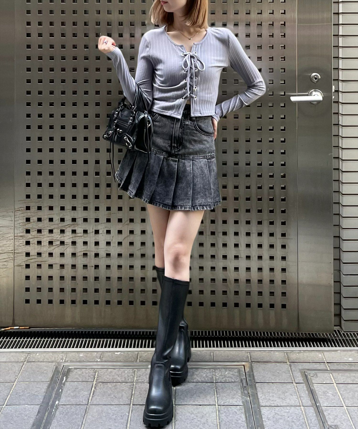 160㎝/ブルーグレー