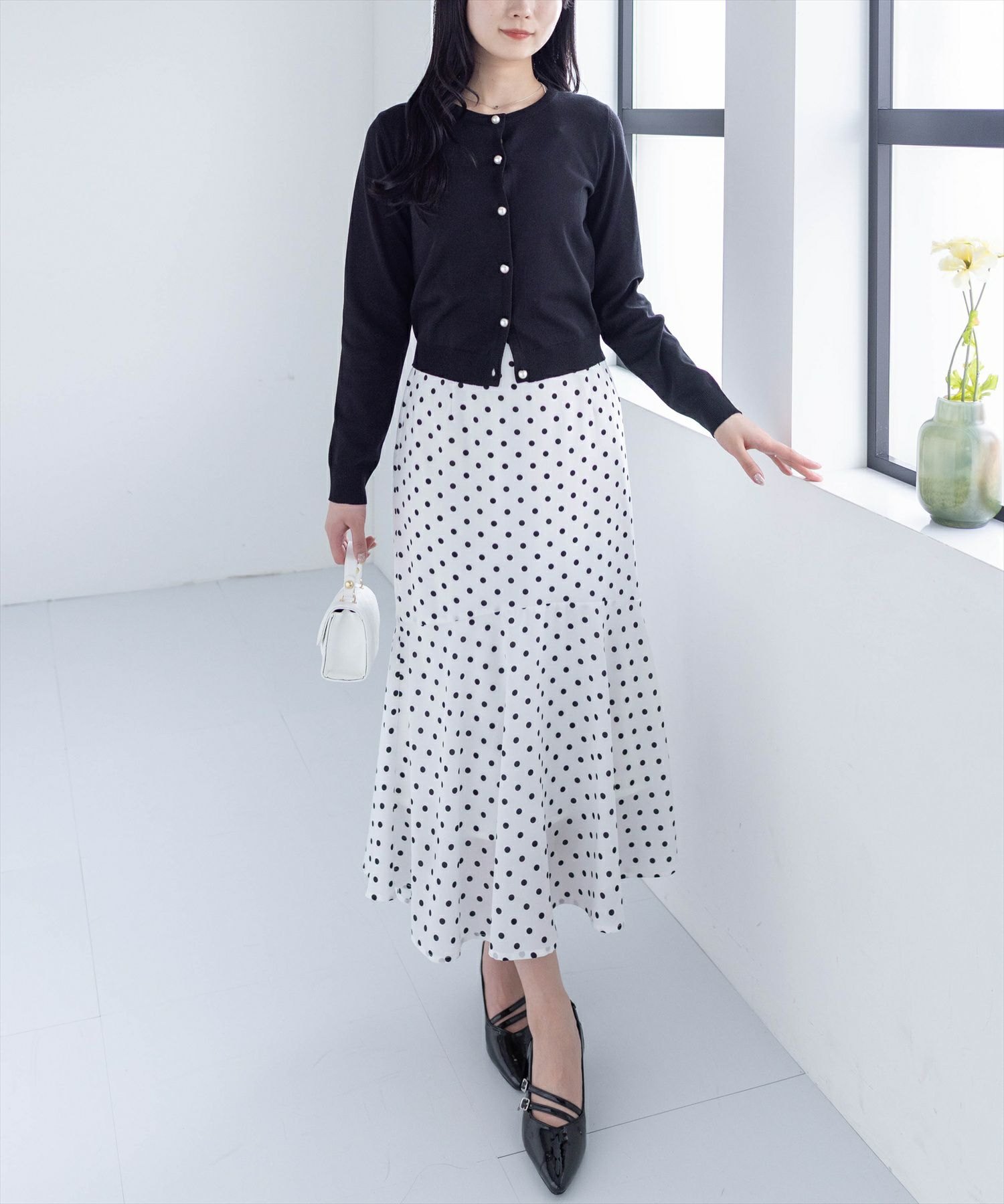 162㎝/オフホワイト F着用