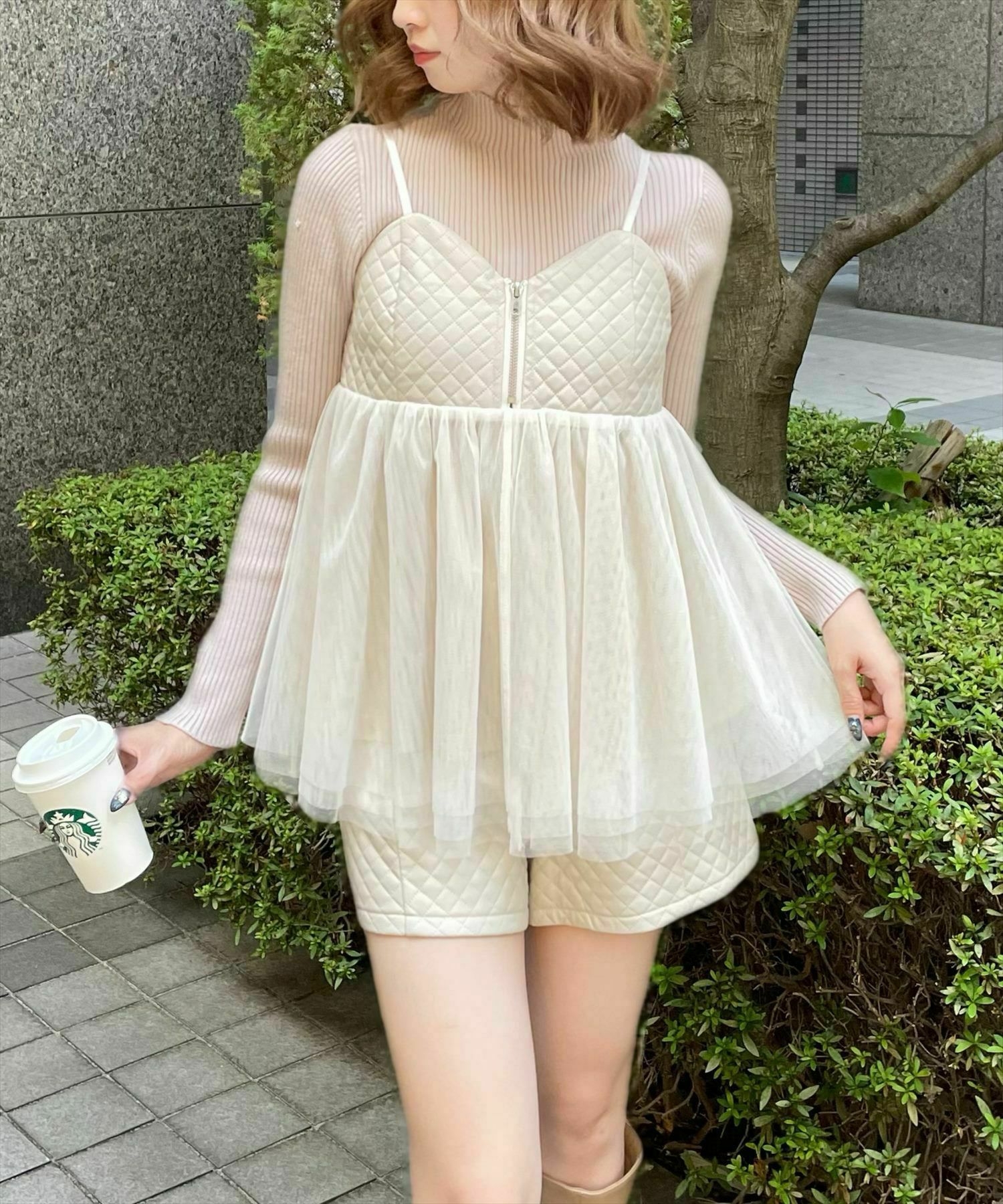 CHANEL】Made in France 00T Sleeveless Quilting Bustier