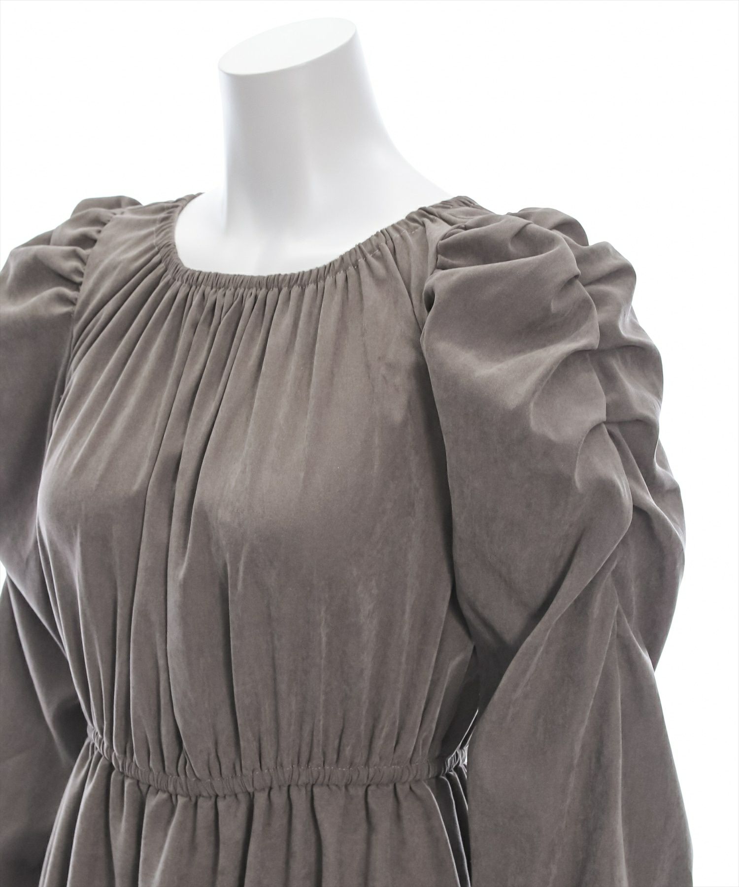 clear 7分袖ピーチティアードギャザーワンピース[CL8806] | レディース