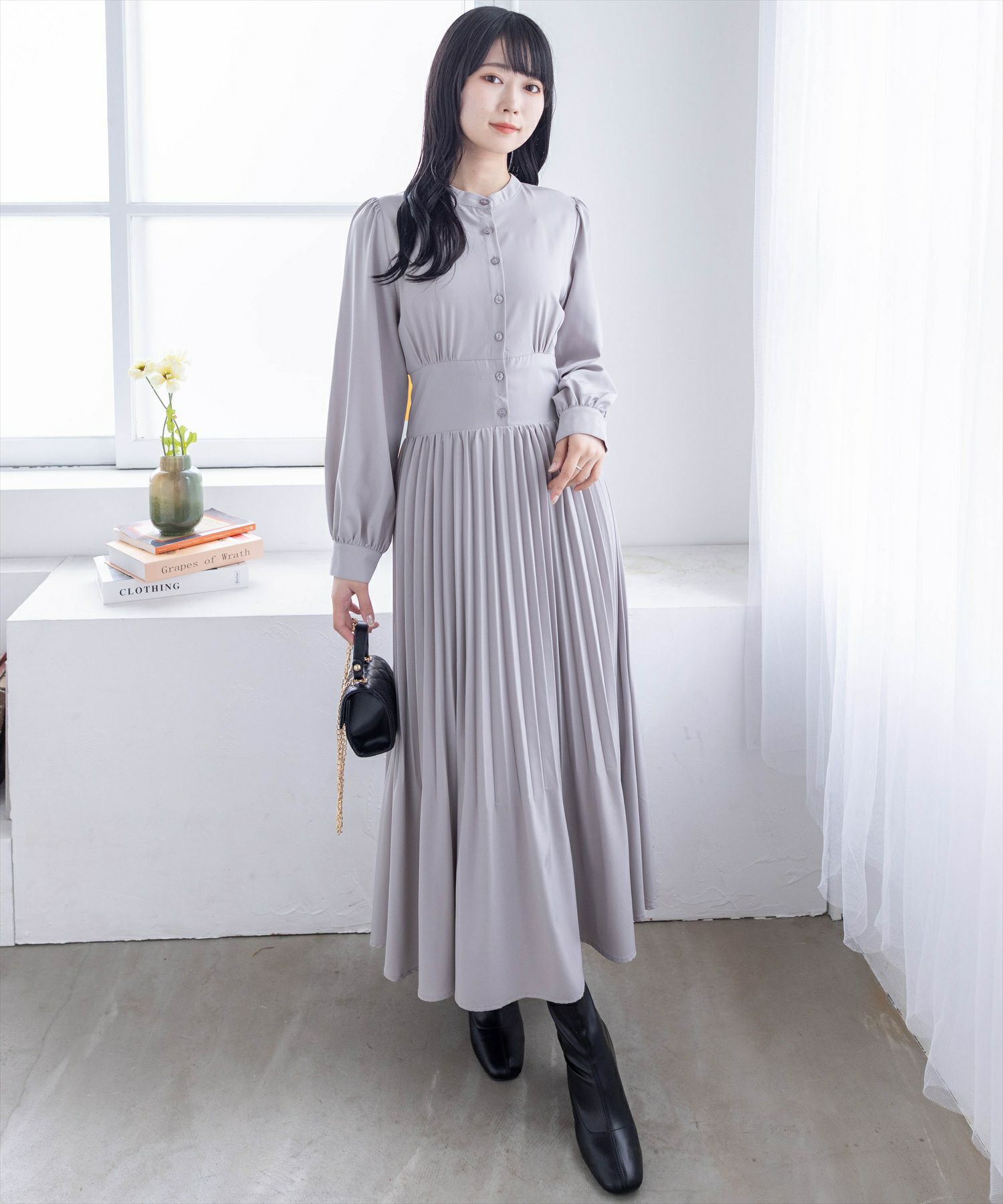 162cm/ライトグレー