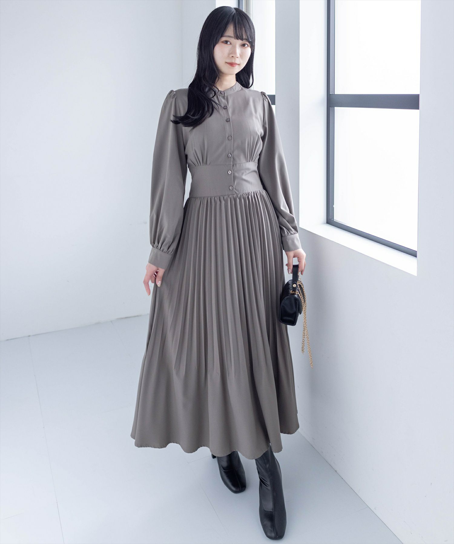 162cm/カーキ