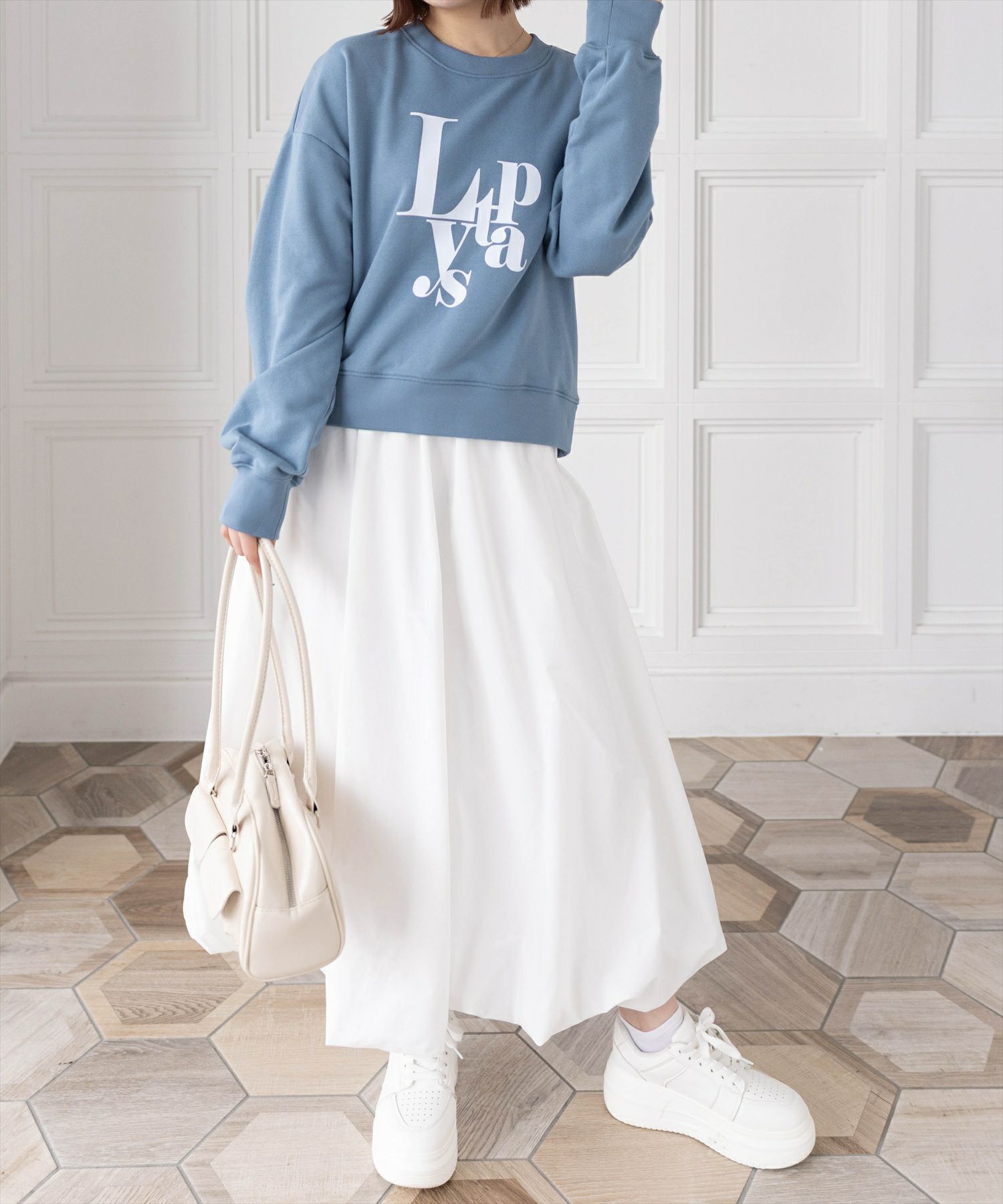 160cm/ブルーグレー
