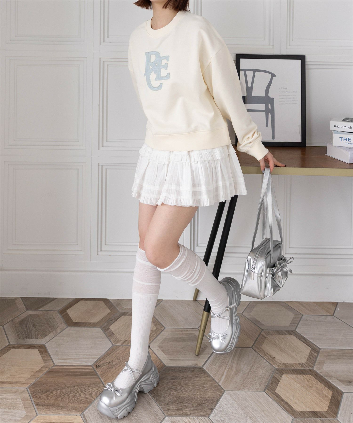 160cm/アイボリー