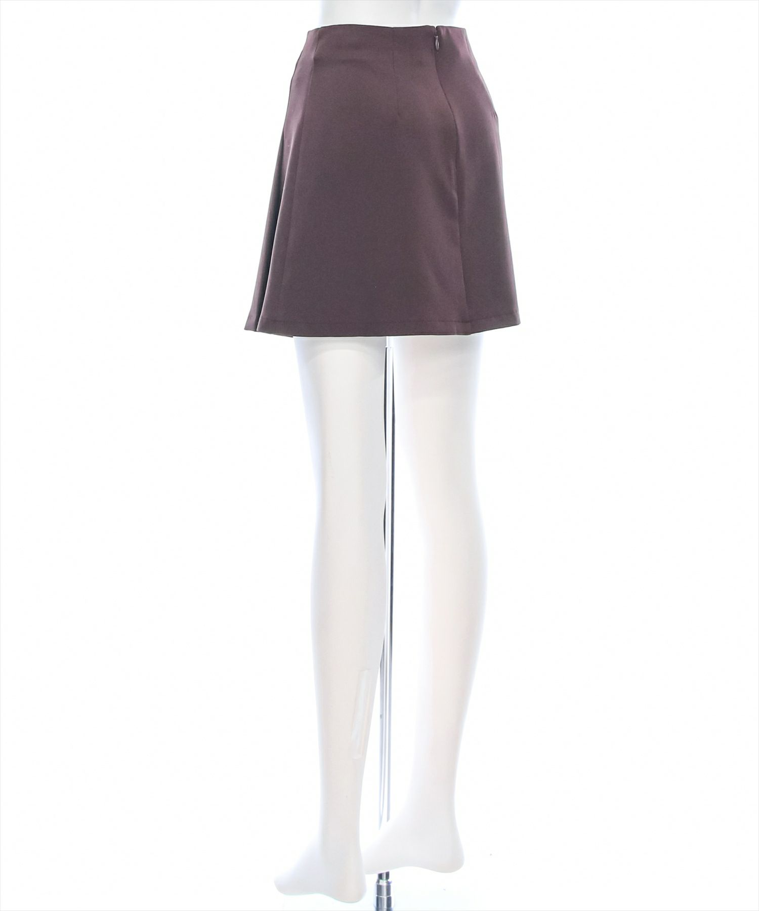clear≪再入荷≫インパン付きボックスプリーツミニスカート clear≪再入荷≫インパン付きボックスプリーツミニスカート