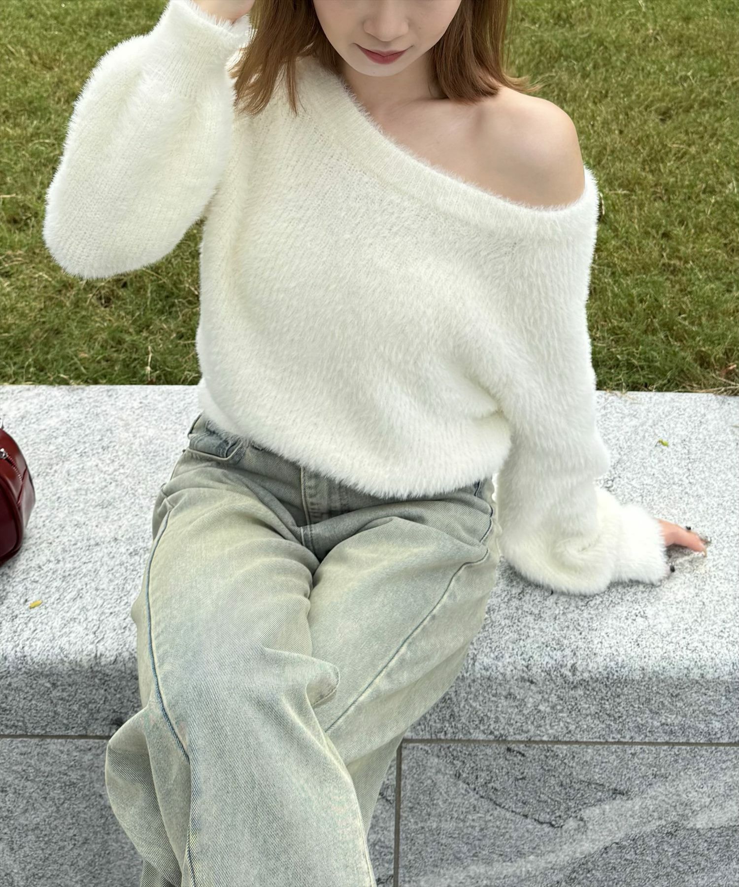 おしゃれ フェザー  ニット ワンピース セット トップス 000000007460-02-l.jpg?t=