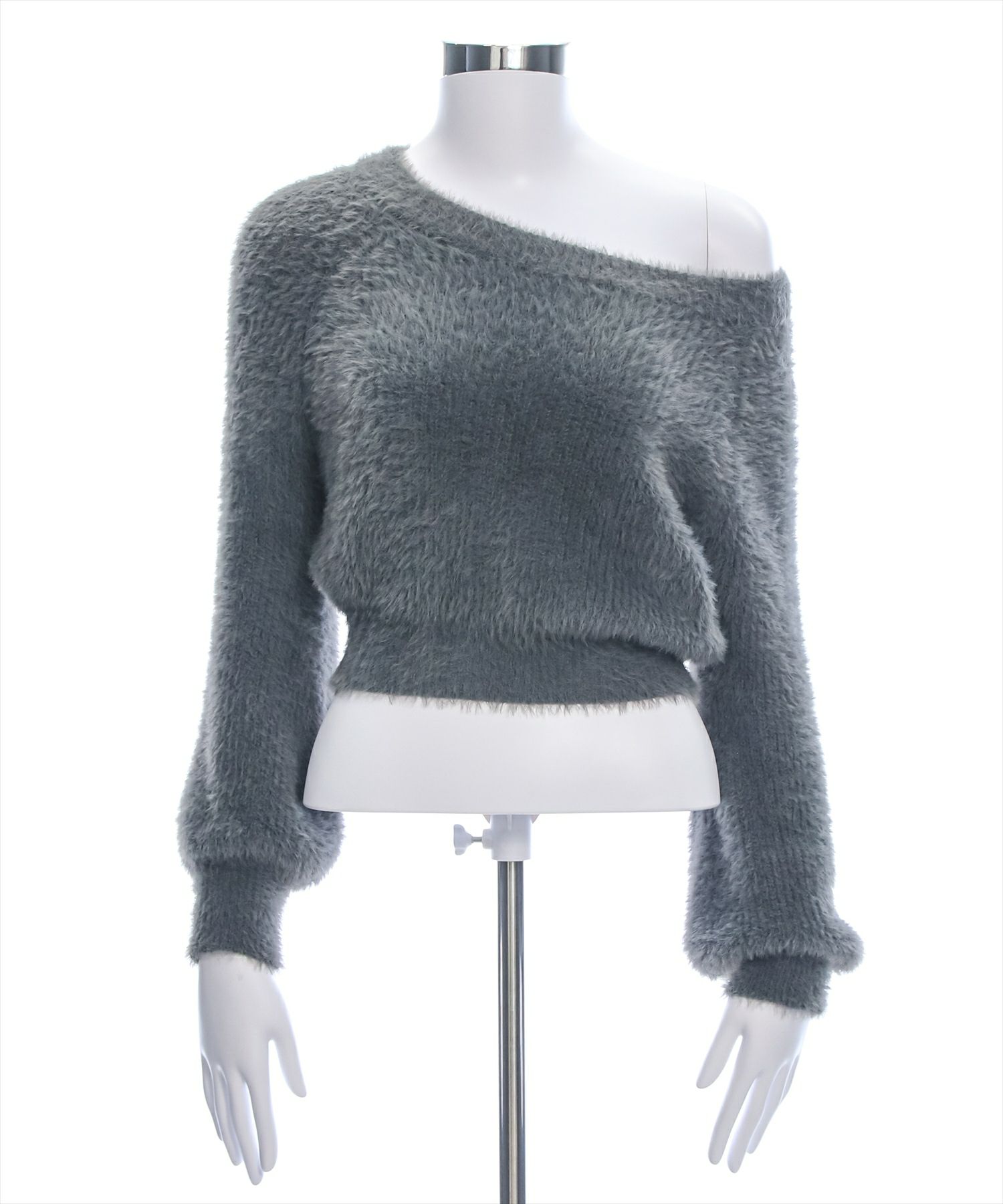 HOLIDAY】 DOT PUFF SLEEVE HIGH-NECK TOPS / 【INSCRIRE】 Side