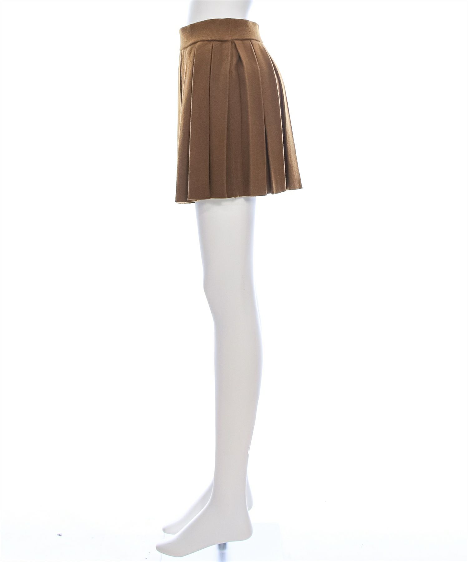 clear≪再入荷≫ニットプリーツミニスカート[CL8833