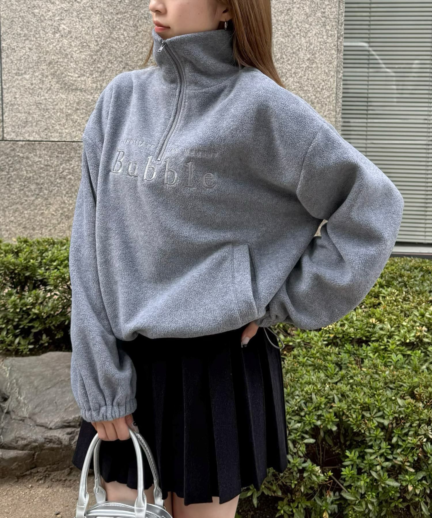 clear≪AW新作≫ハーフジップフリーストップス[CL8627] | レディース 