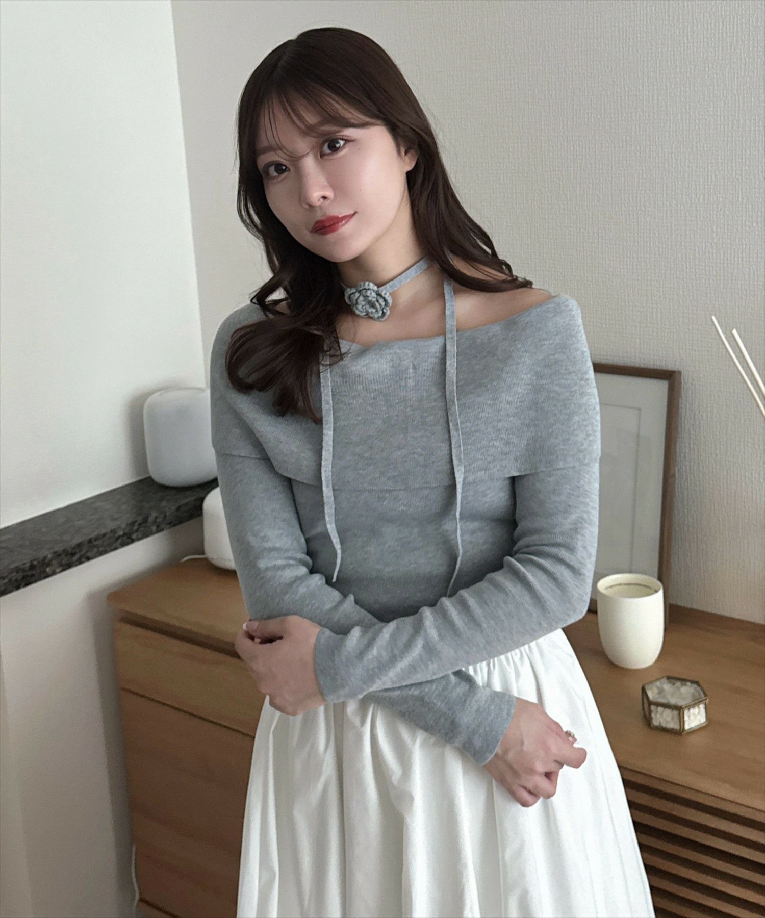 156㎝/グレー
