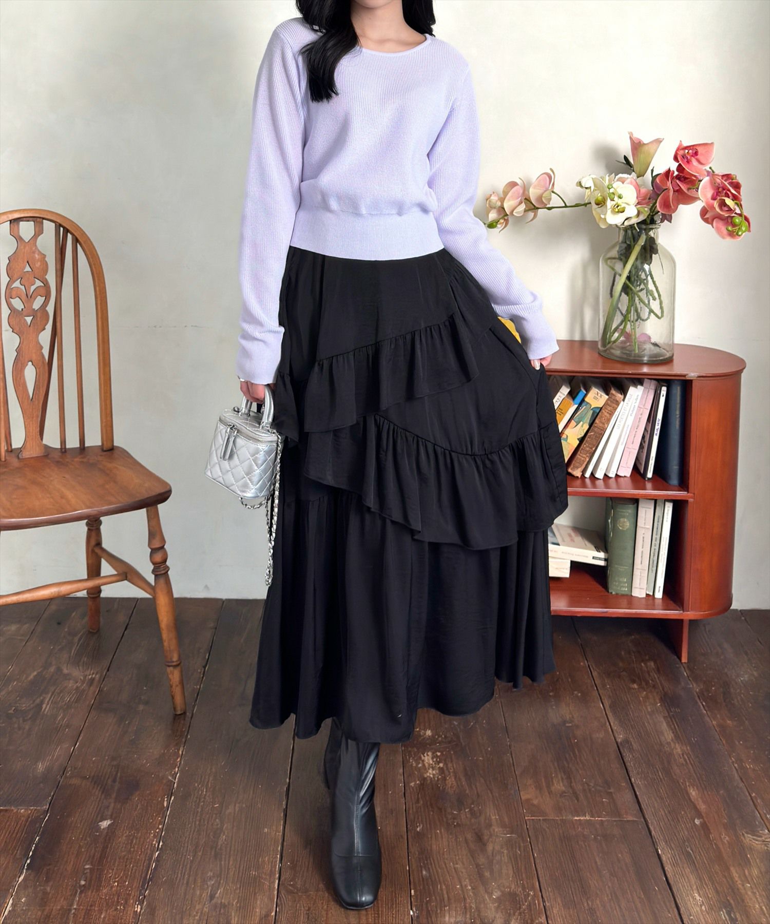 162㎝/ブラック F着用