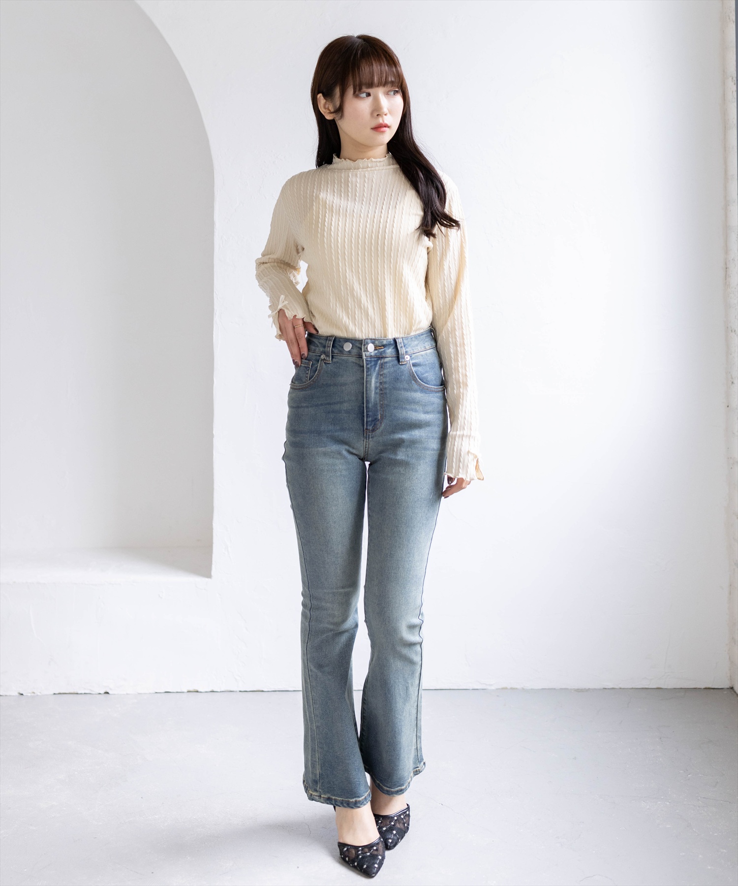 162㎝/ブラック着用