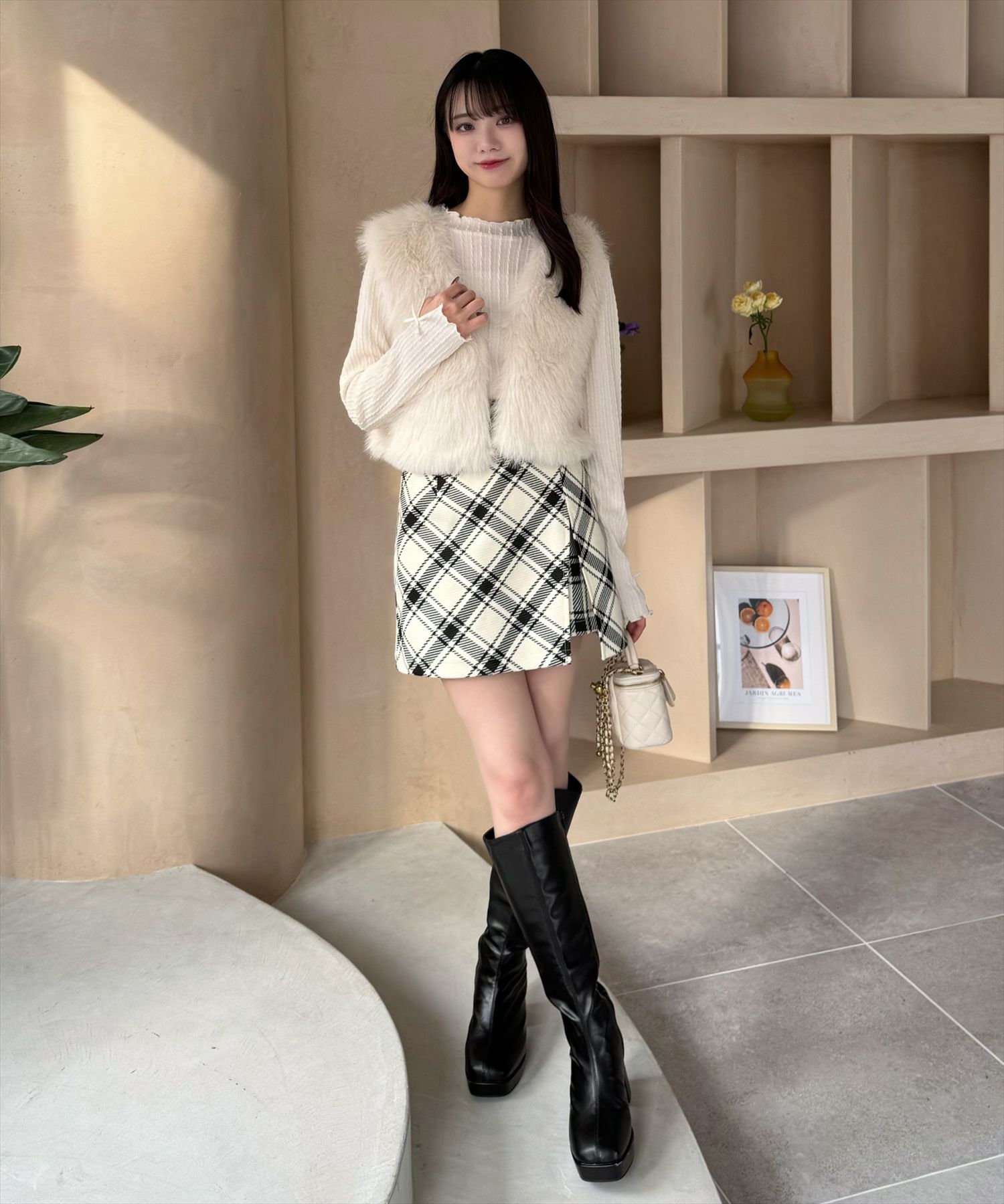 153㎝/アイボリー