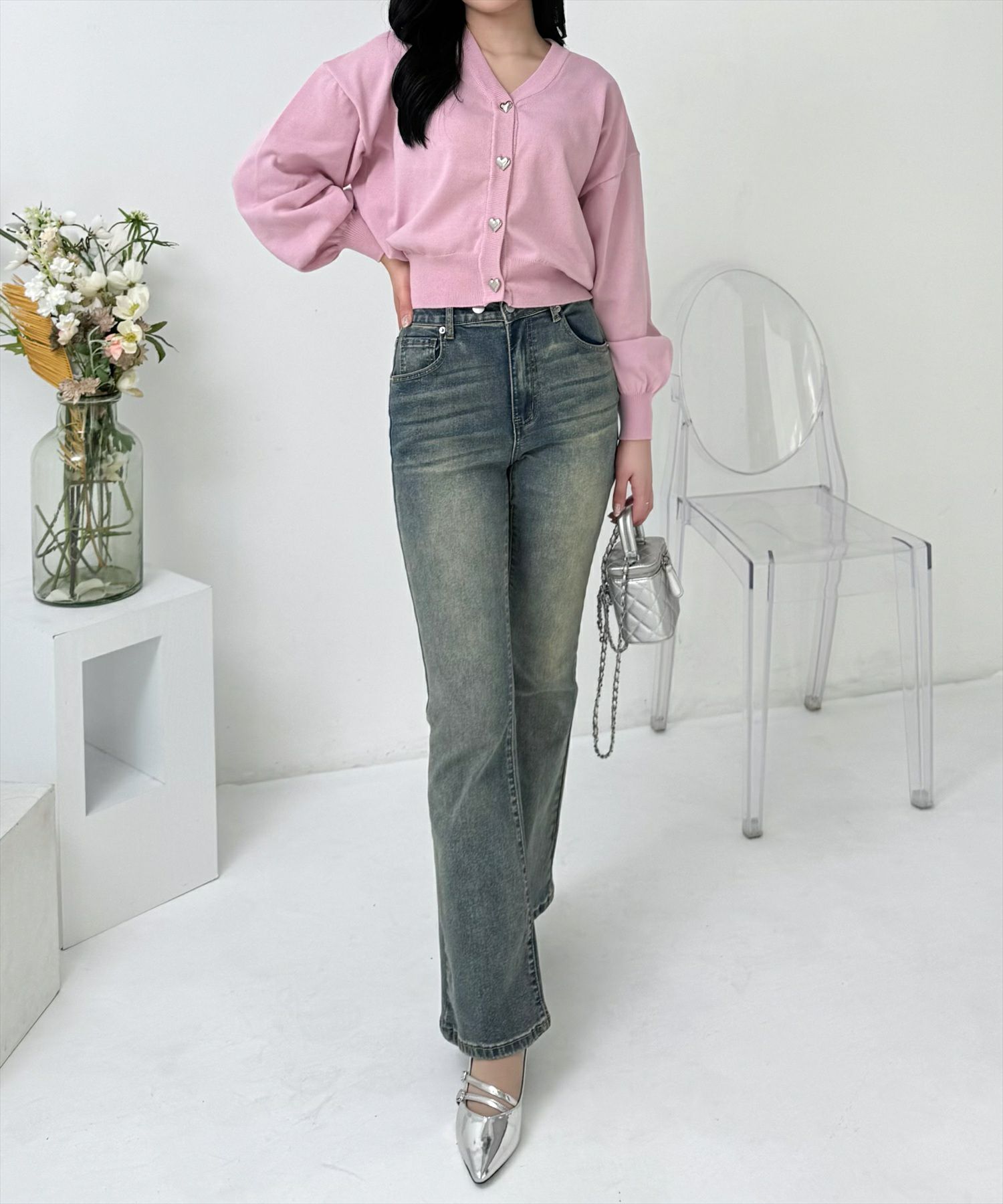 162㎝/ピンクベージュ