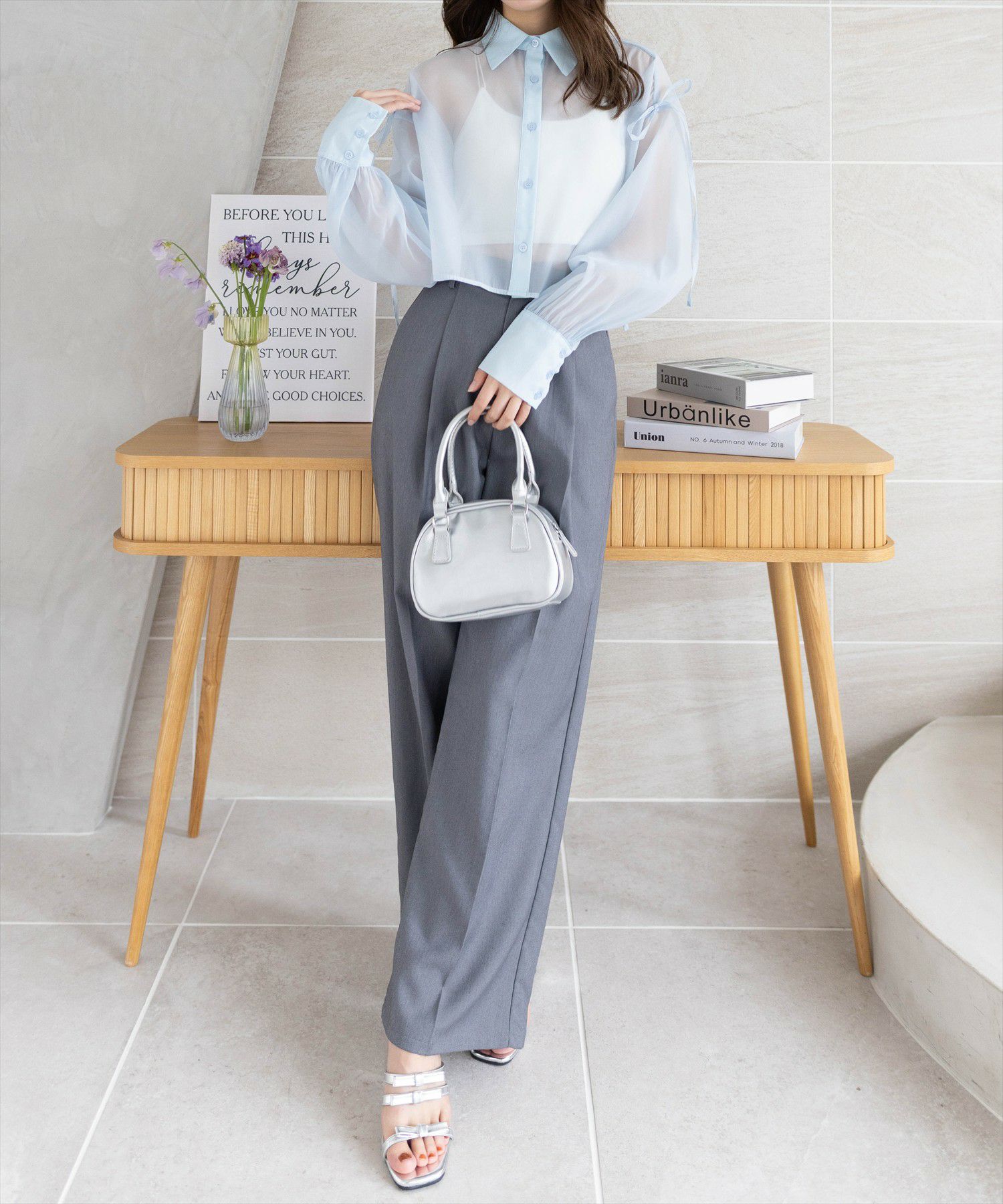 161㎝/ブルーグレー