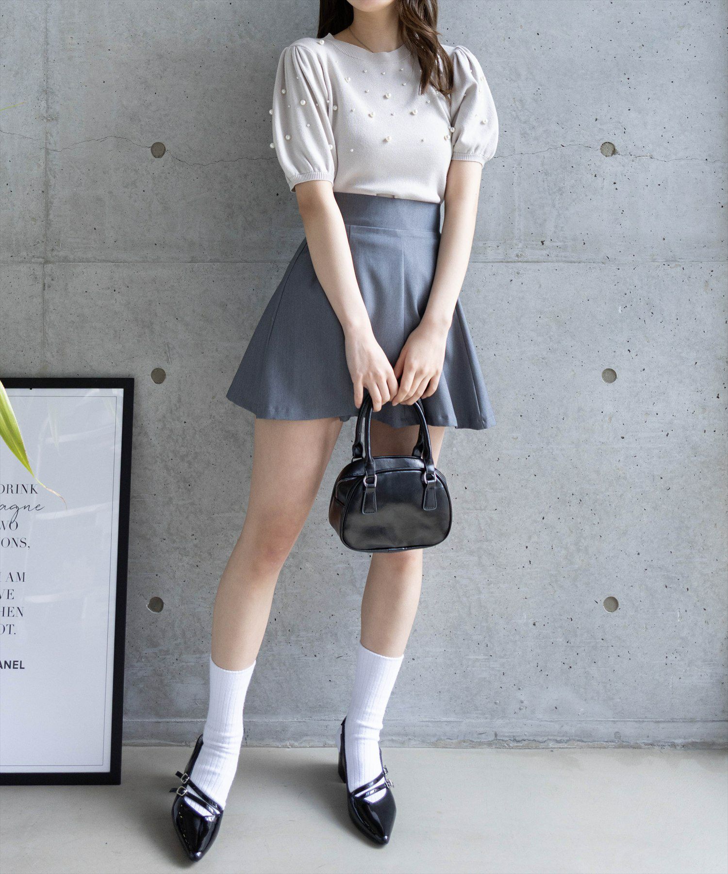 161㎝/グレージュ