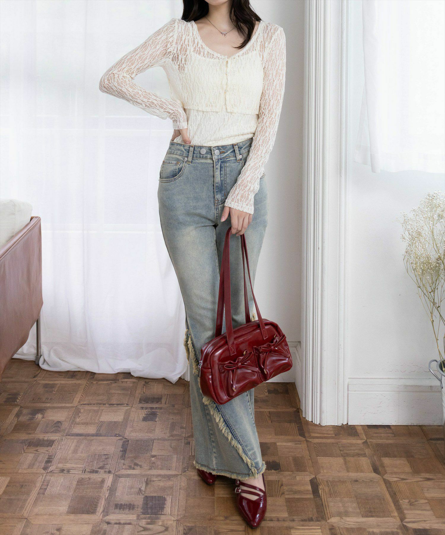 161㎝/アイボリー