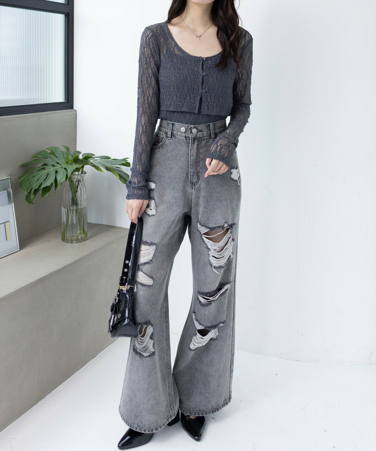 161㎝/チャコールグレー